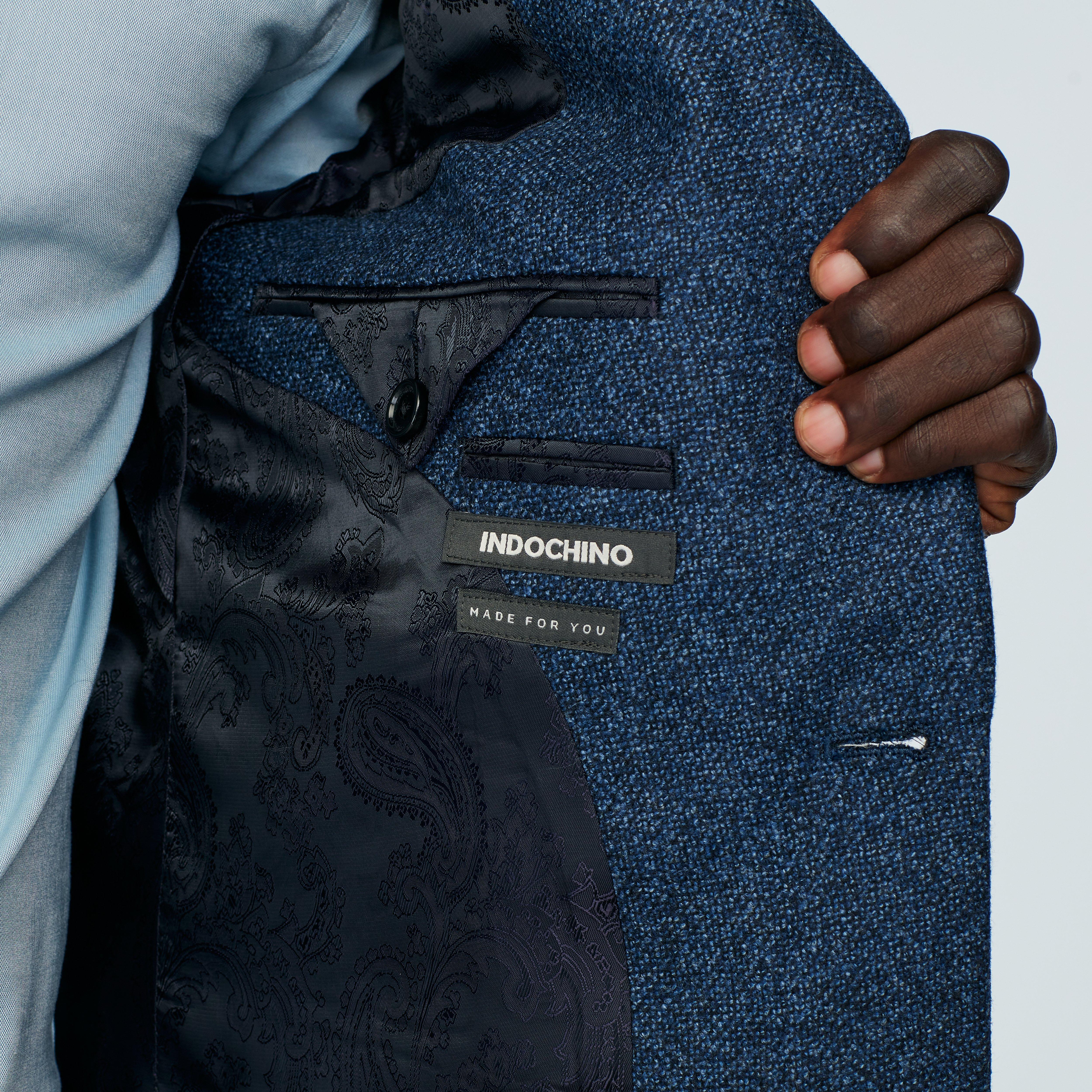 Product thumbnail 3 Blue blazer - Newbridge Solid Design from Fall / Winter Indochino Collection