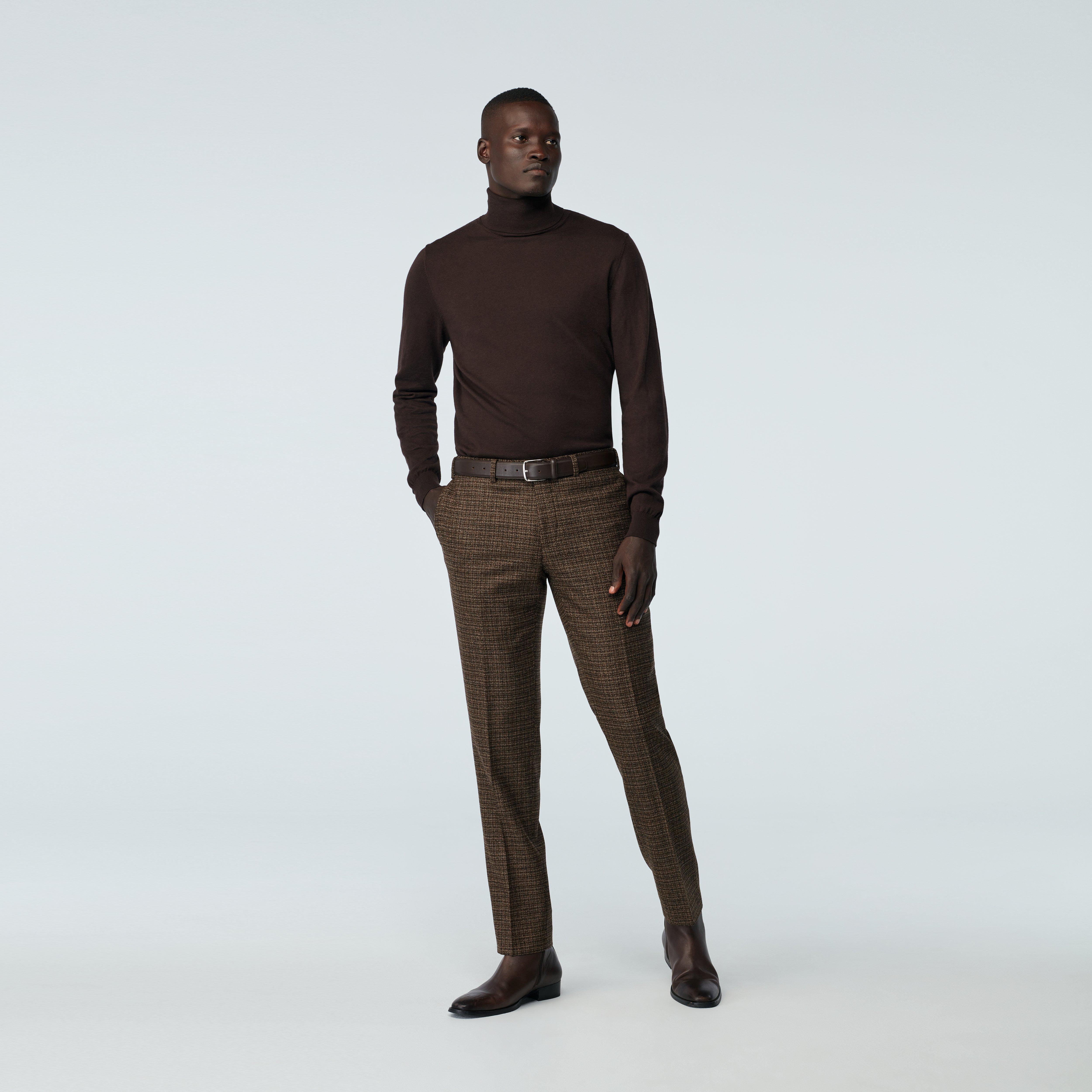Brown pants - Newbridge Solid Design from Indochino Collection