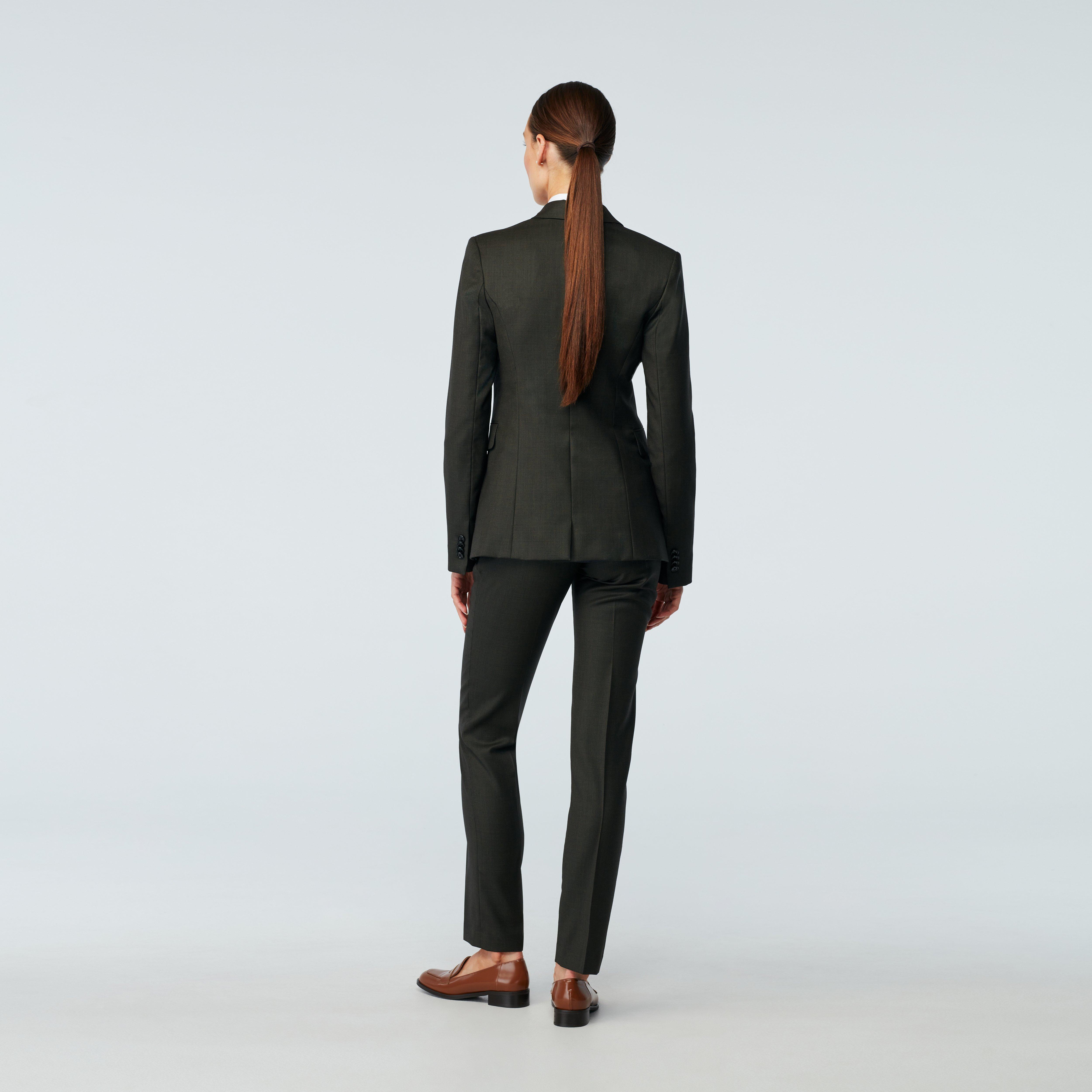 Product thumbnail 2 Olive blazer women - Highbridge Solid Design from Luxury Indochino Collection