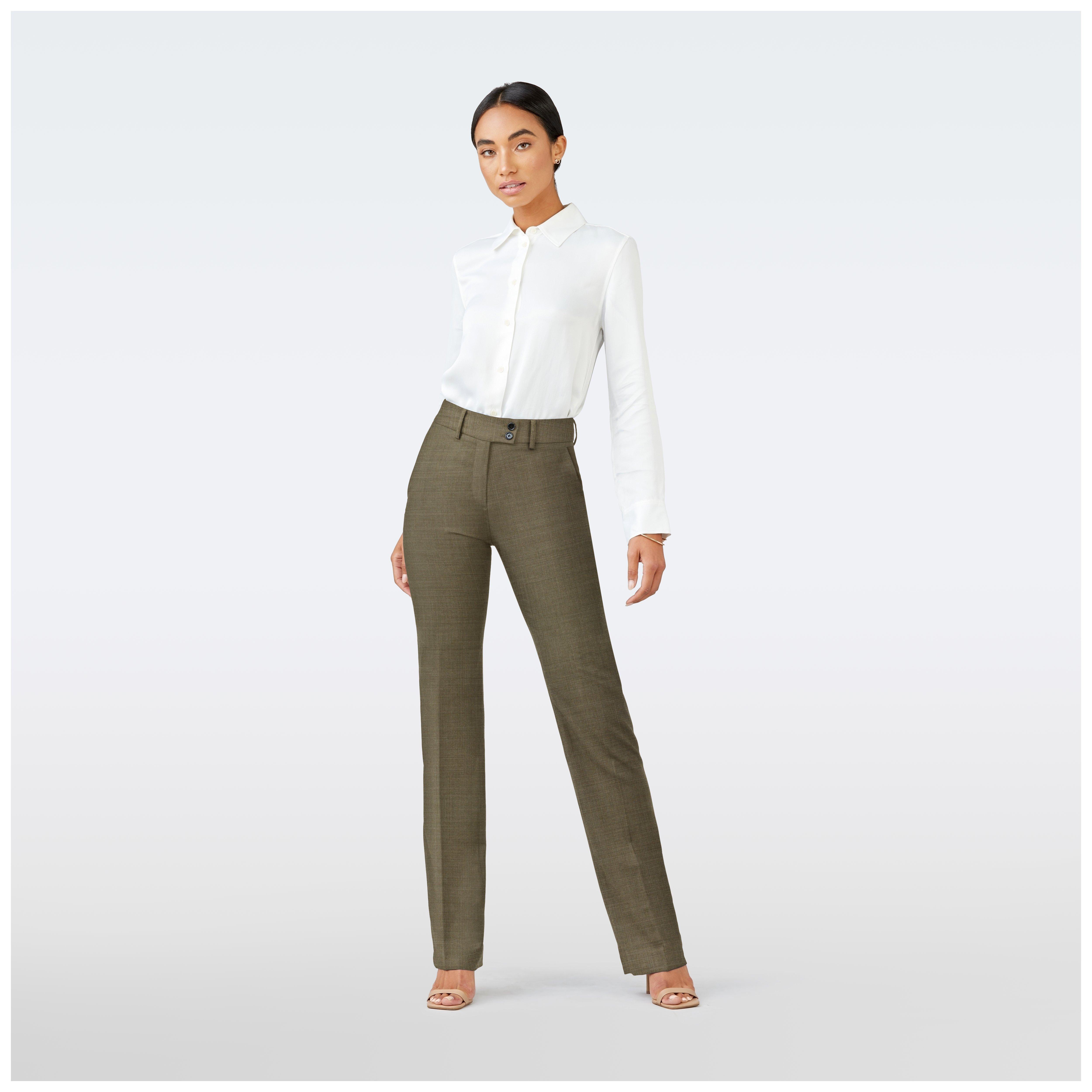 Product thumbnail 3 Olive suit women - Howell Solid Design from Luxury Indochino Collection