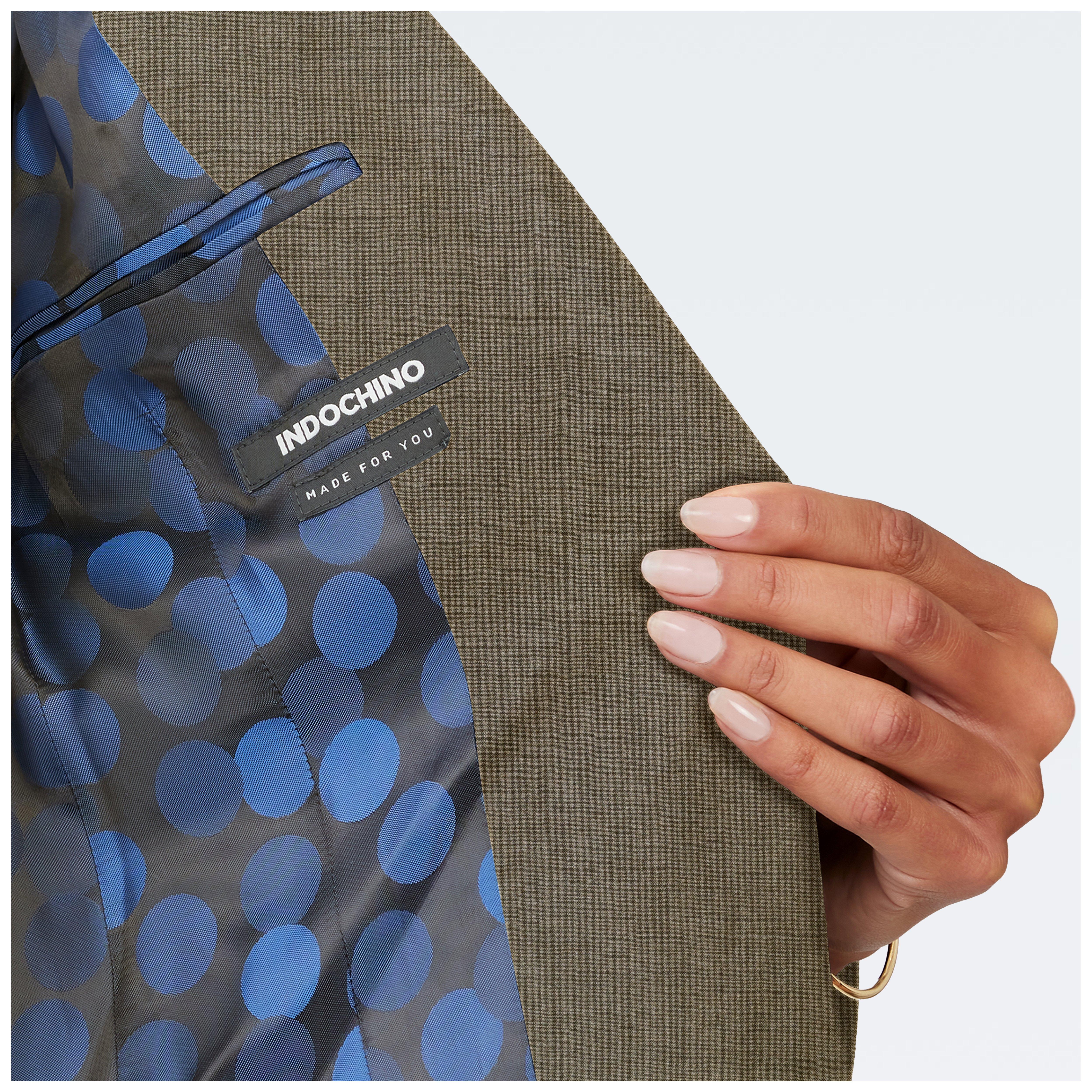 Product thumbnail 5 Olive suit women - Howell Solid Design from Luxury Indochino Collection