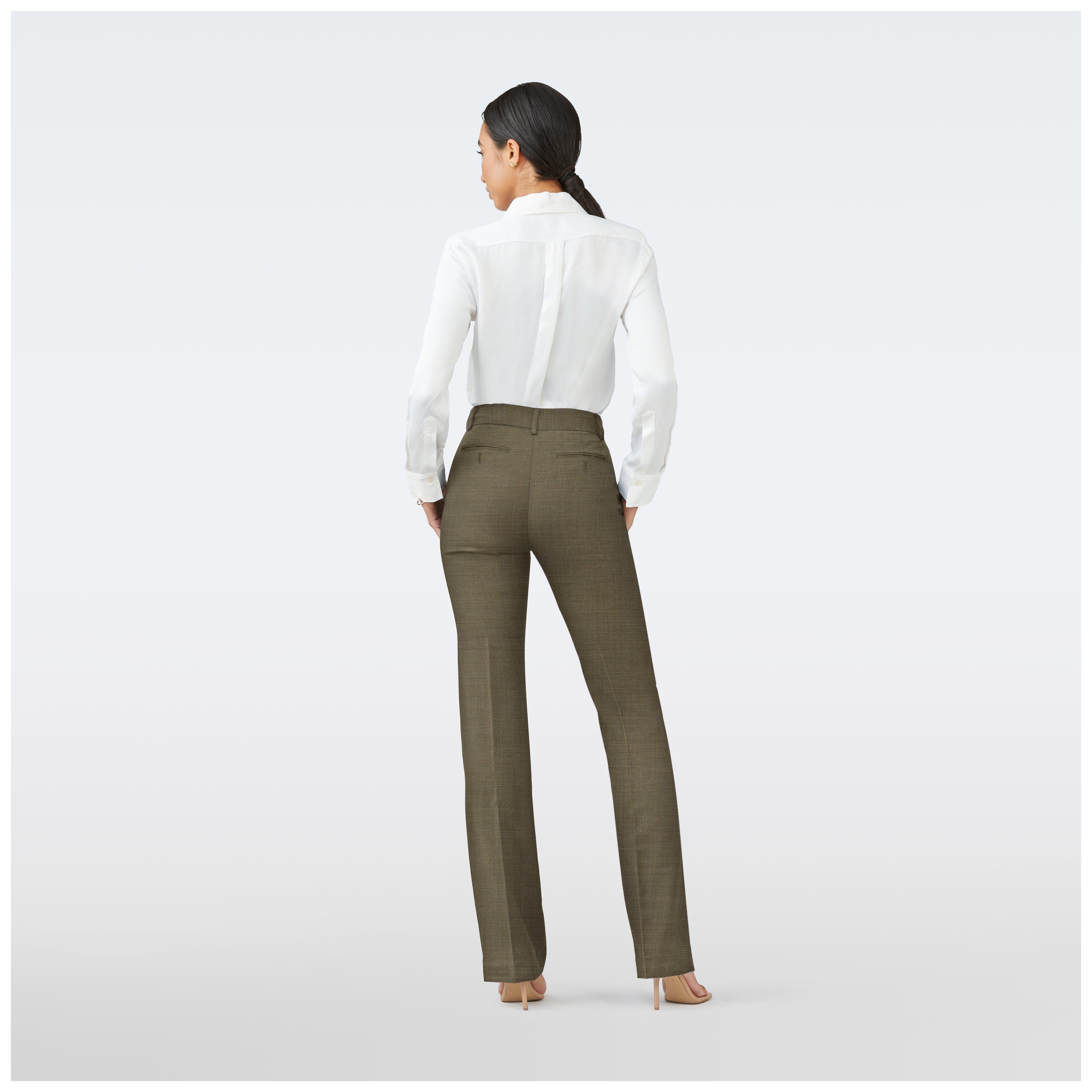 Product thumbnail 2 Olive pants women - Howell Solid Design from Luxury Indochino Collection