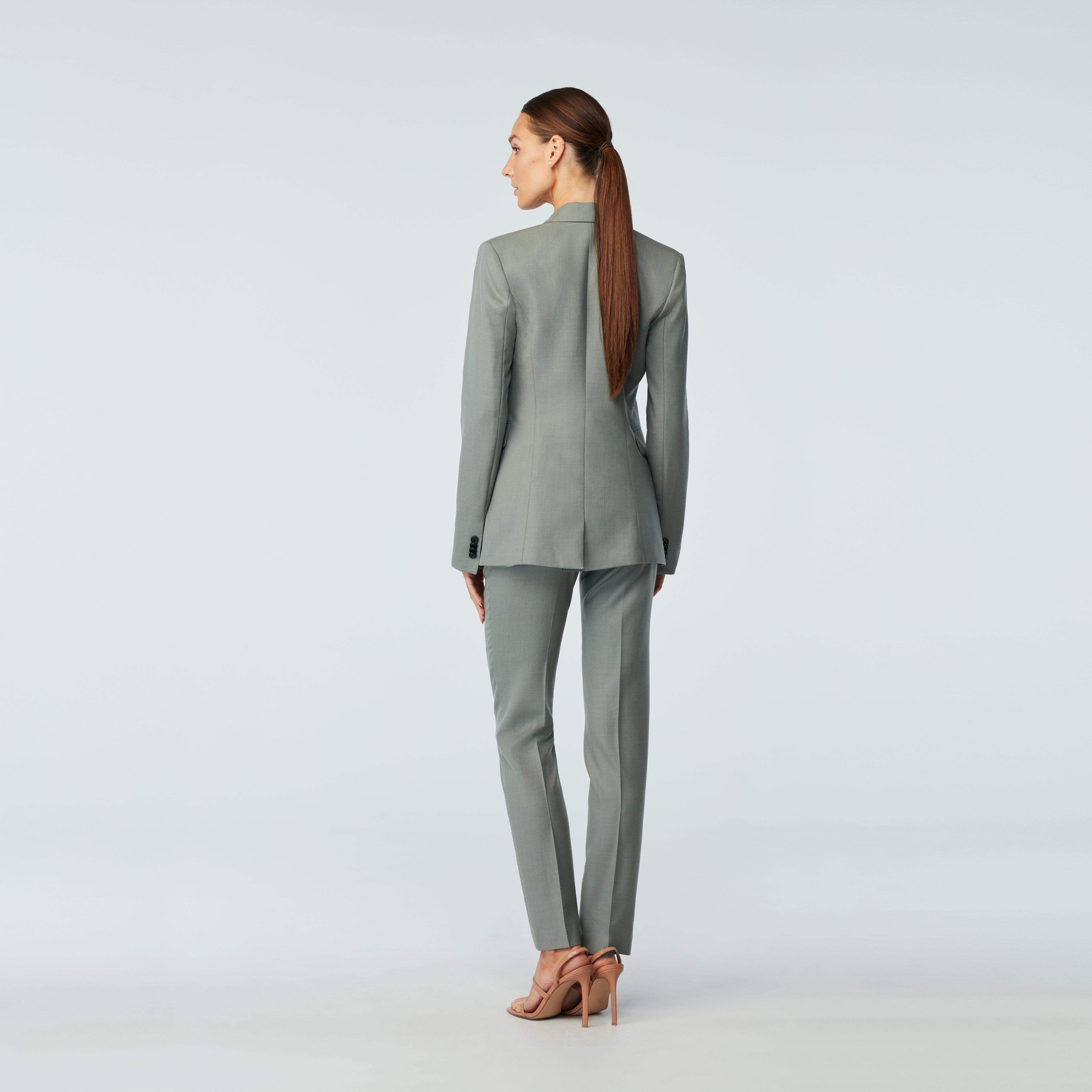 Product thumbnail 2 Green suit women - Hoxton Solid Design from Luxury Indochino Collection