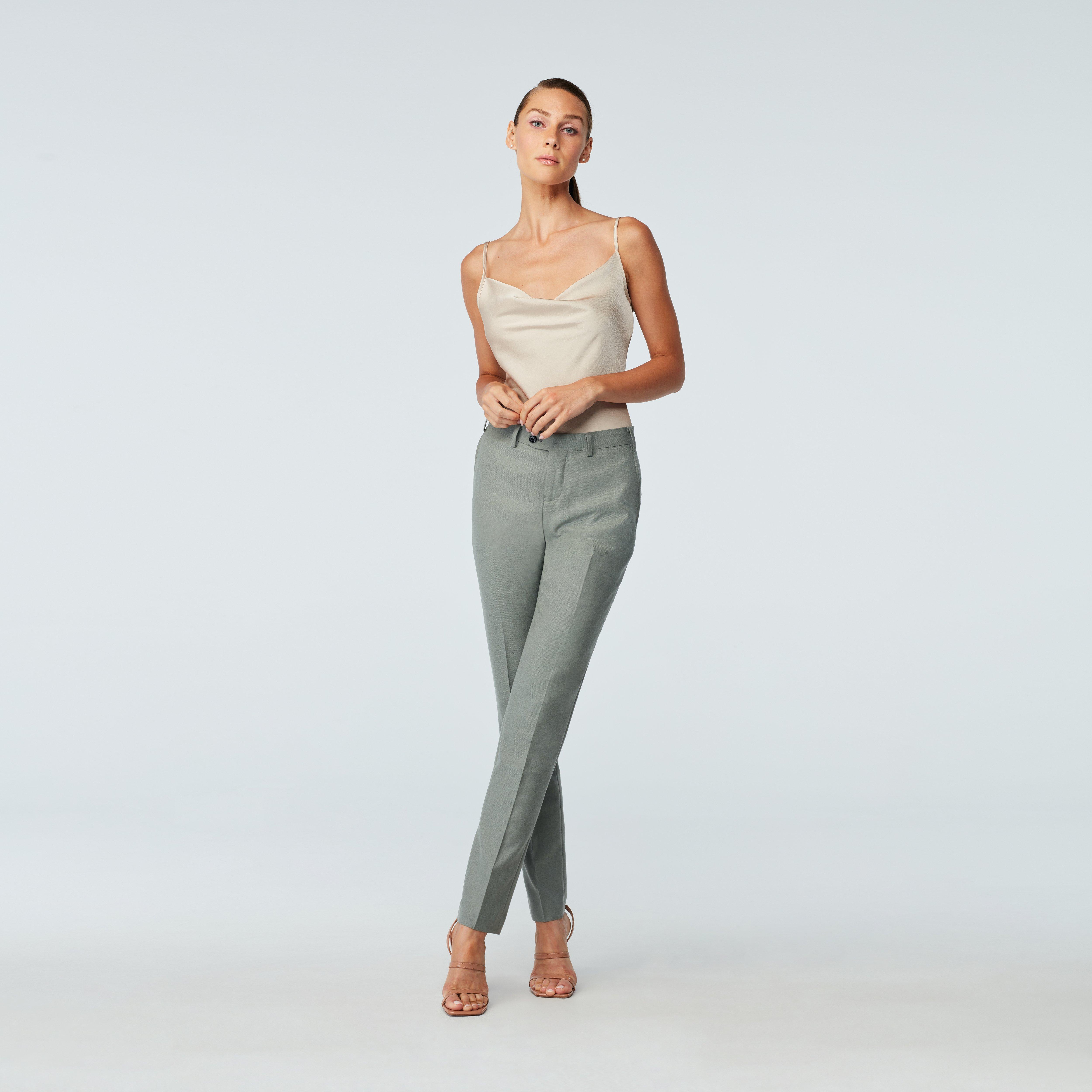 Product thumbnail 3 Green suit women - Hoxton Solid Design from Luxury Indochino Collection