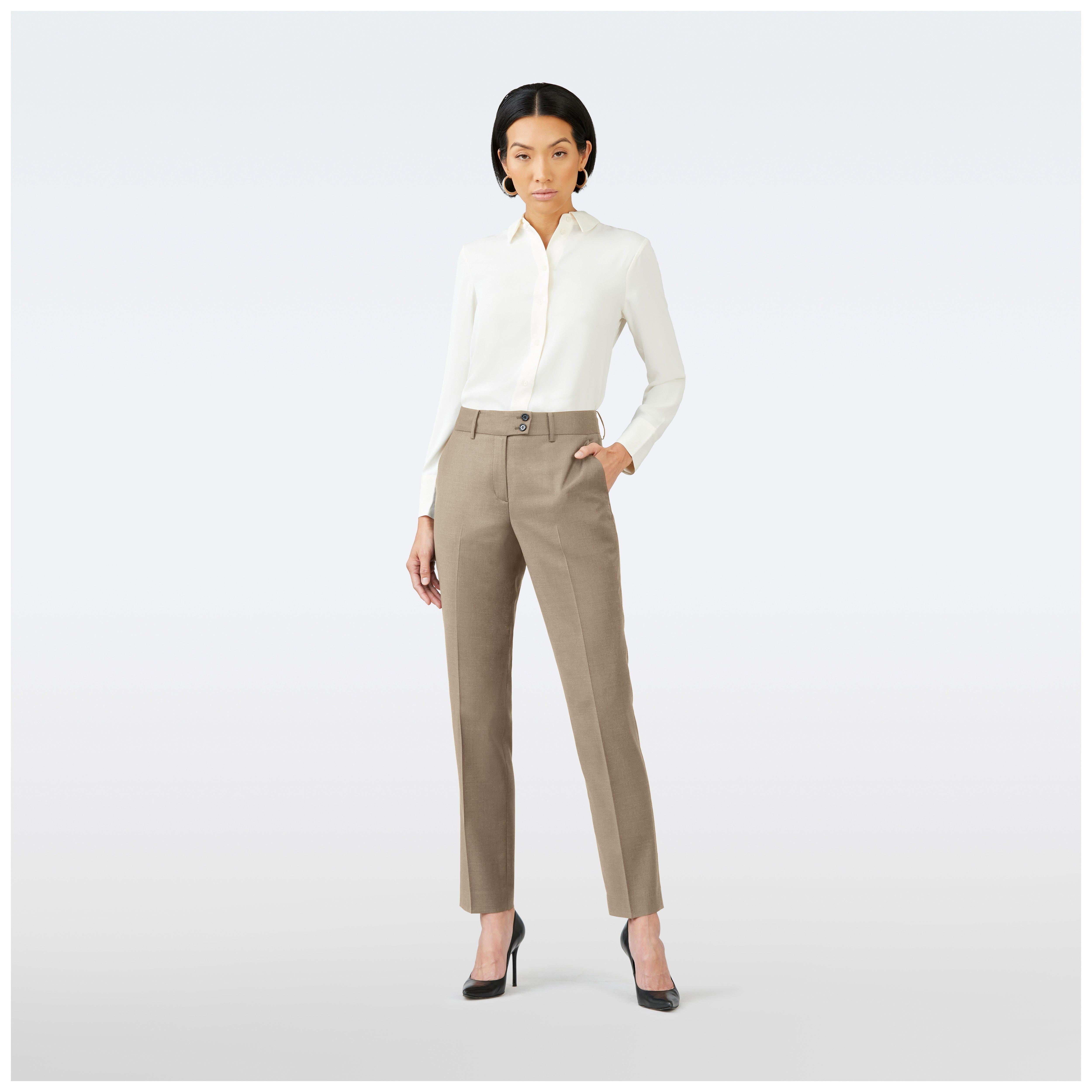 Product thumbnail 3 Sand suit women - Hoxton Solid Design from Luxury Indochino Collection
