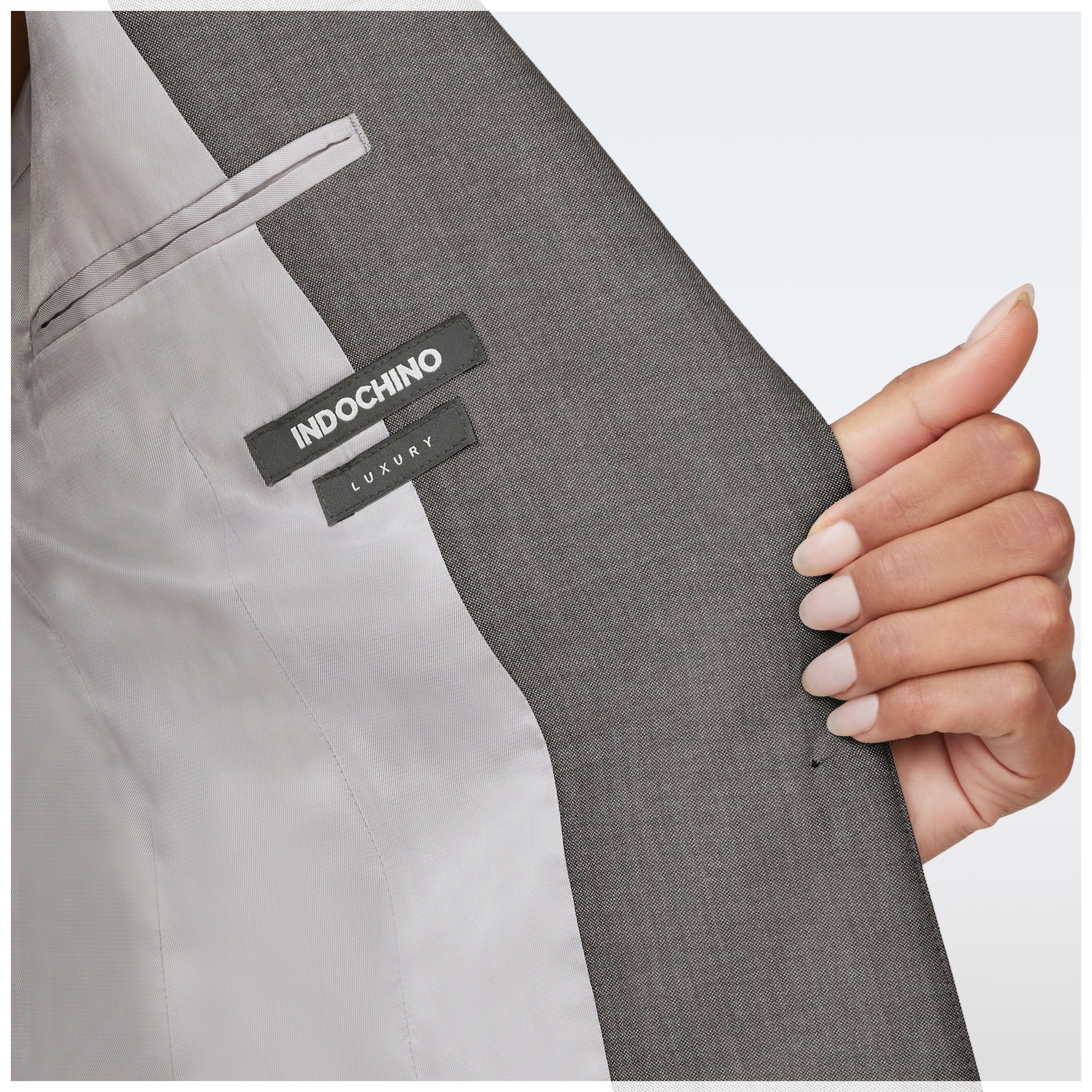 Product thumbnail 5 Gray suit women - Hoxton Solid Design from Luxury Indochino Collection
