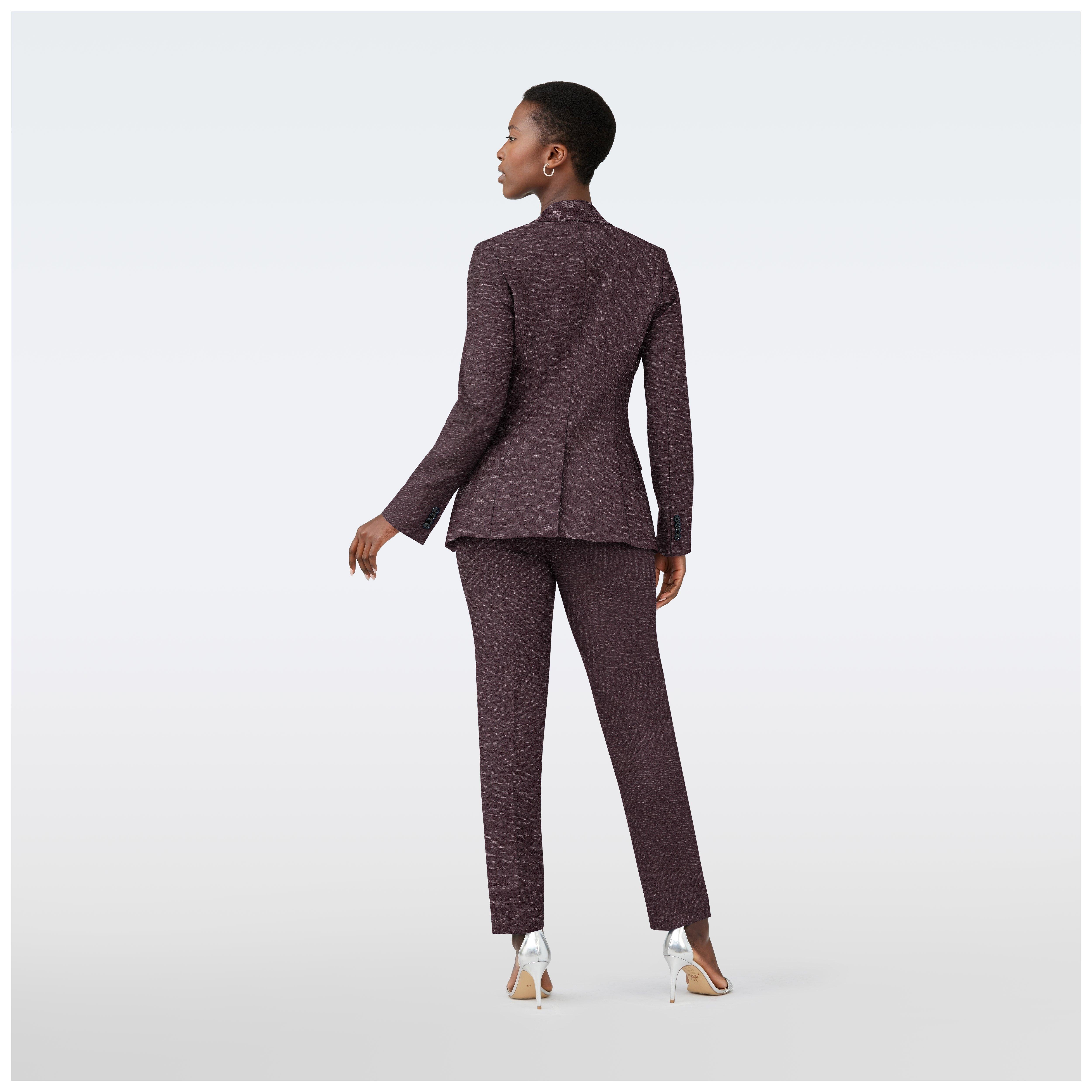 Product thumbnail 2 Burgundy blazer women - Jackfield Solid Design from Fall / Winter Indochino Collection