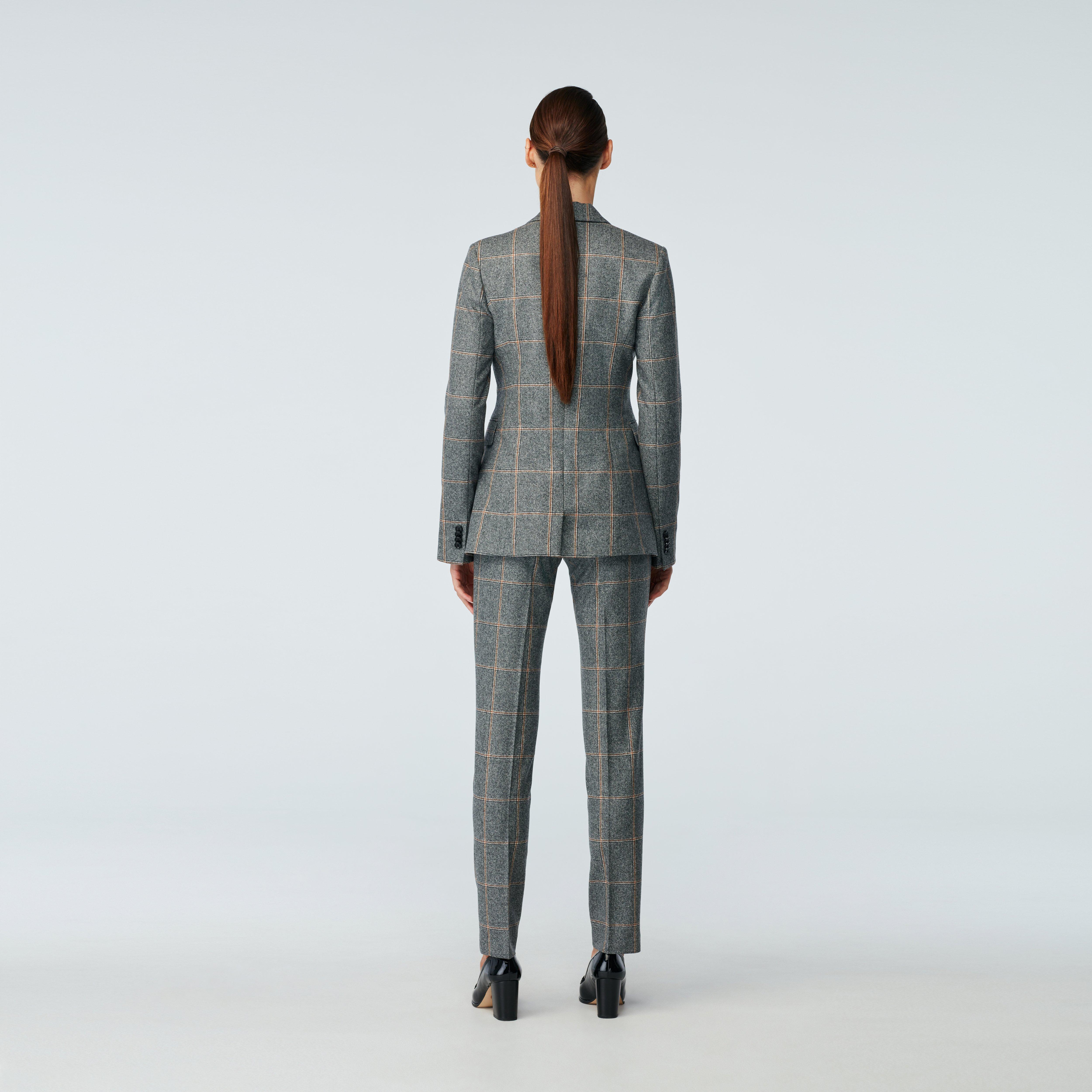 Product thumbnail 2 Gray blazer women - Molveno Checked Design from Italian Indochino Collection
