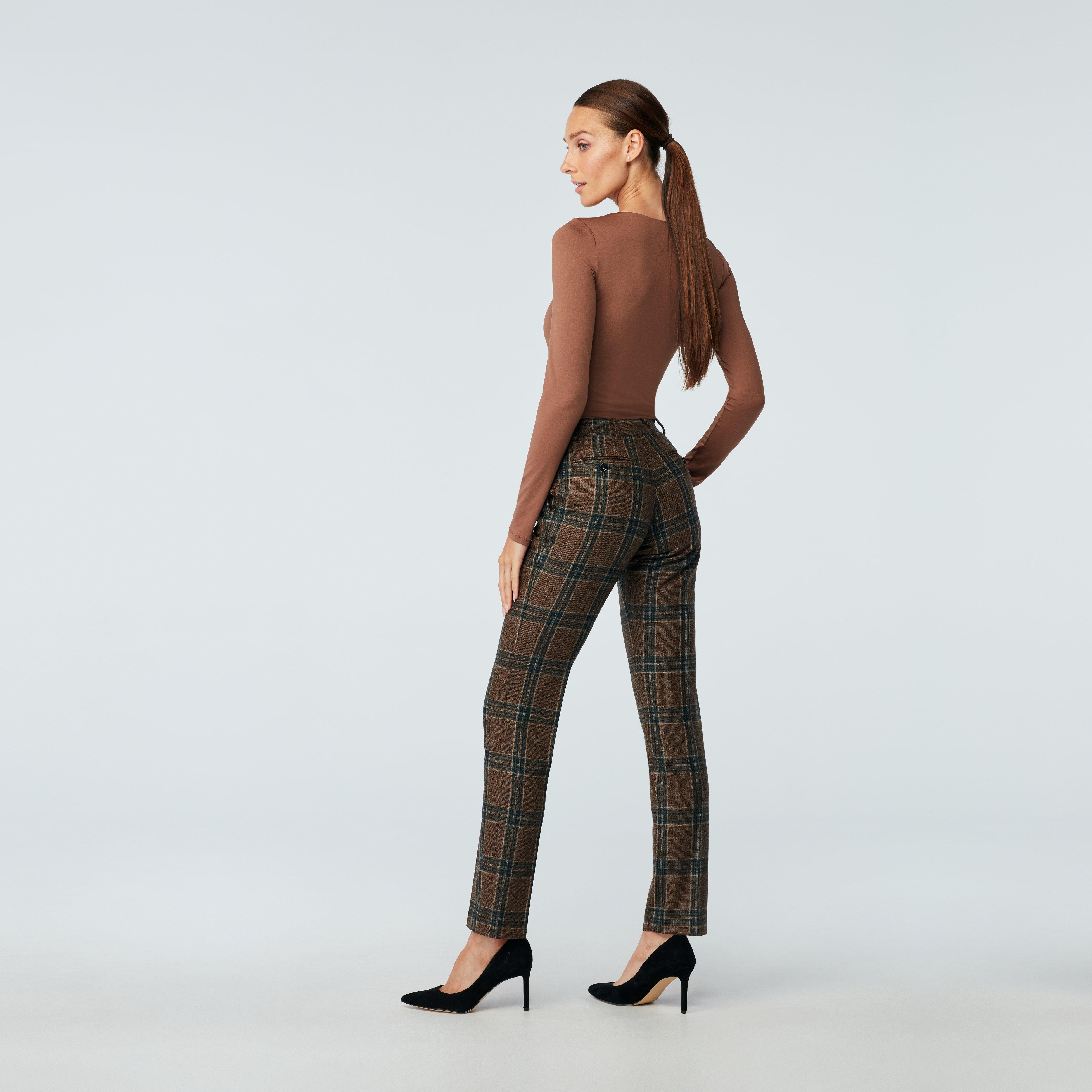 Product thumbnail 4 Brown suit women - Molveno Checked Design from Italian Indochino Collection