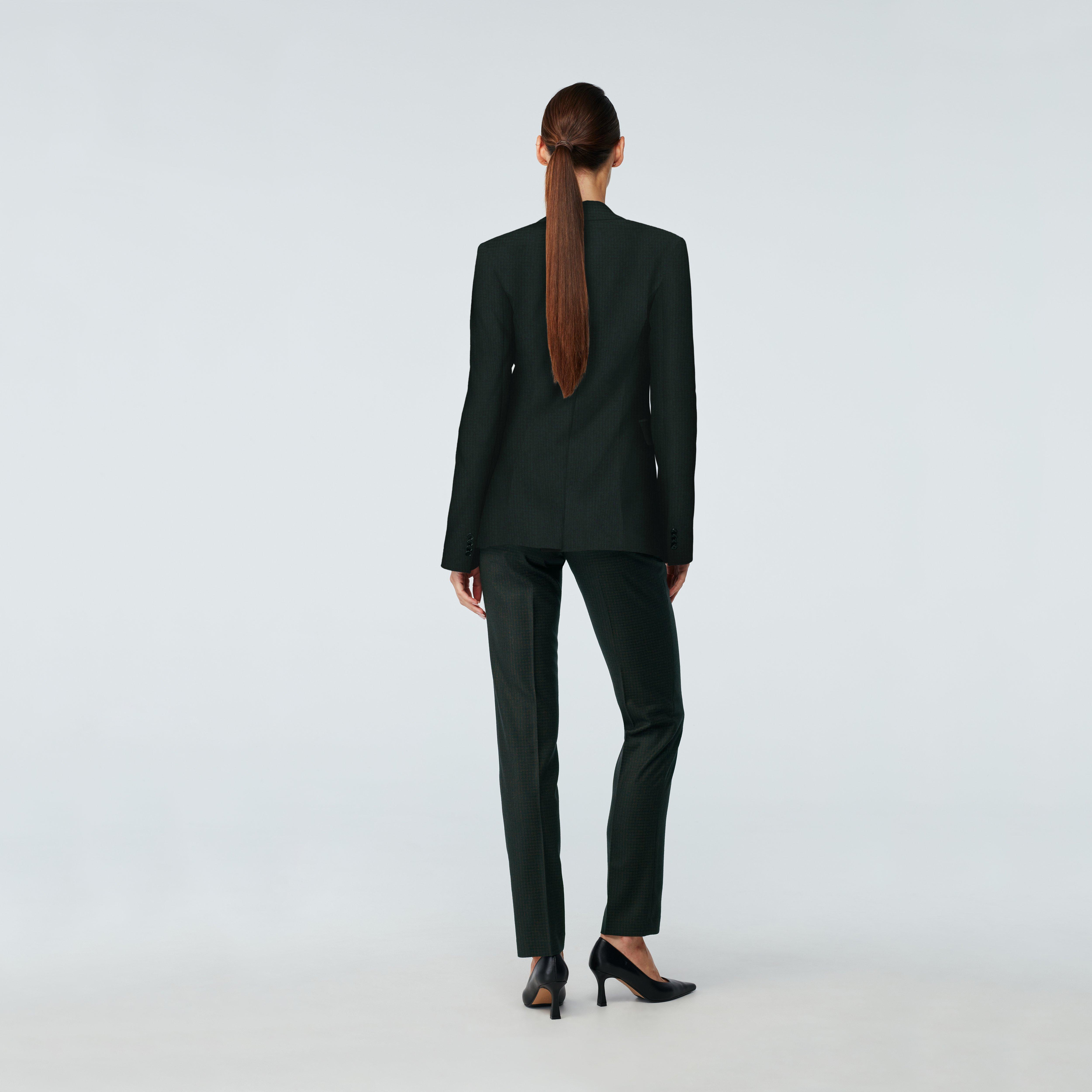 Product thumbnail 2 Green suit women - Monterosso Checked Design from Italian Indochino Collection