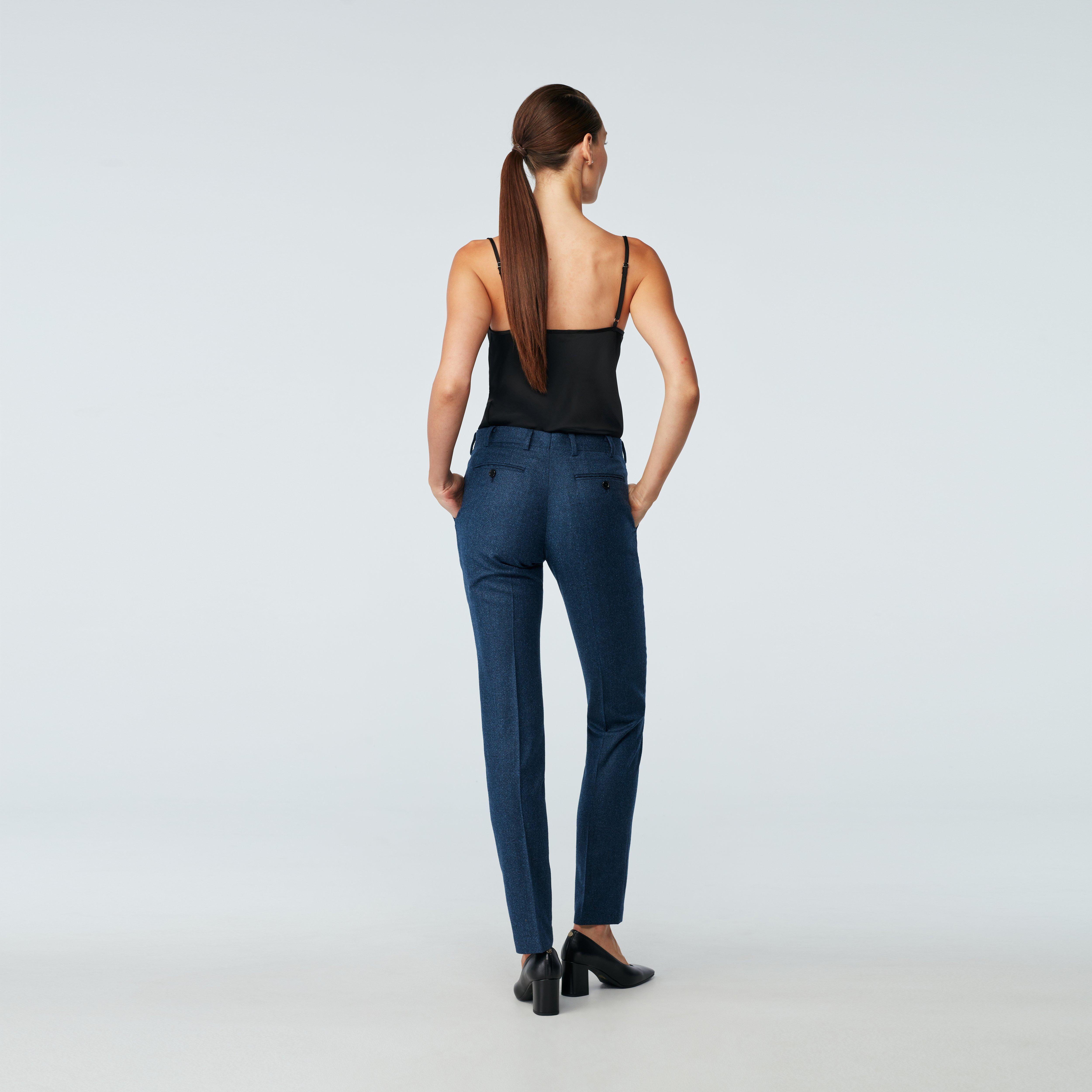 Product thumbnail 4 Blue suit women - Monterosso Solid Design from Italian Indochino Collection
