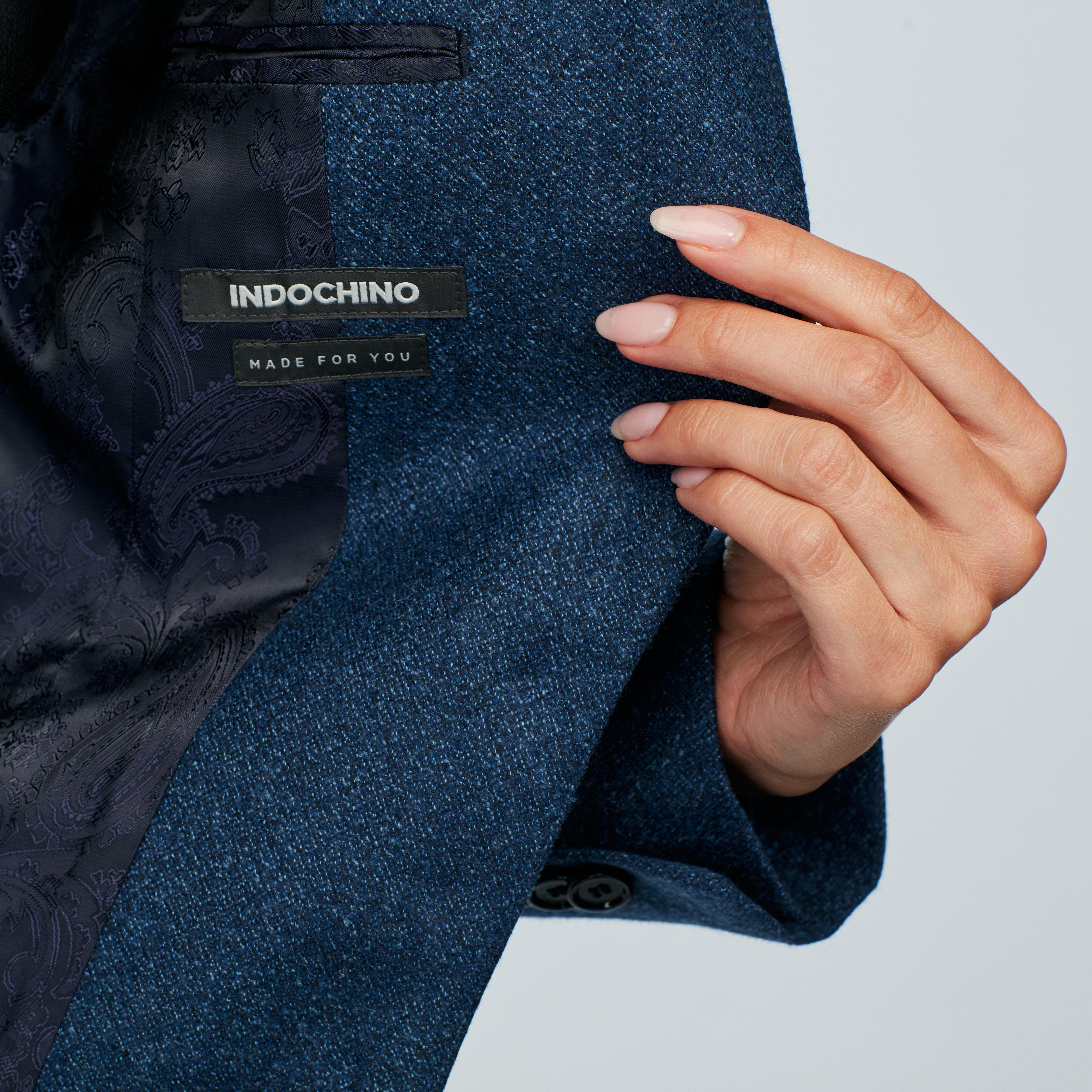 Product thumbnail 5 Blue suit women - Monterosso Solid Design from Italian Indochino Collection