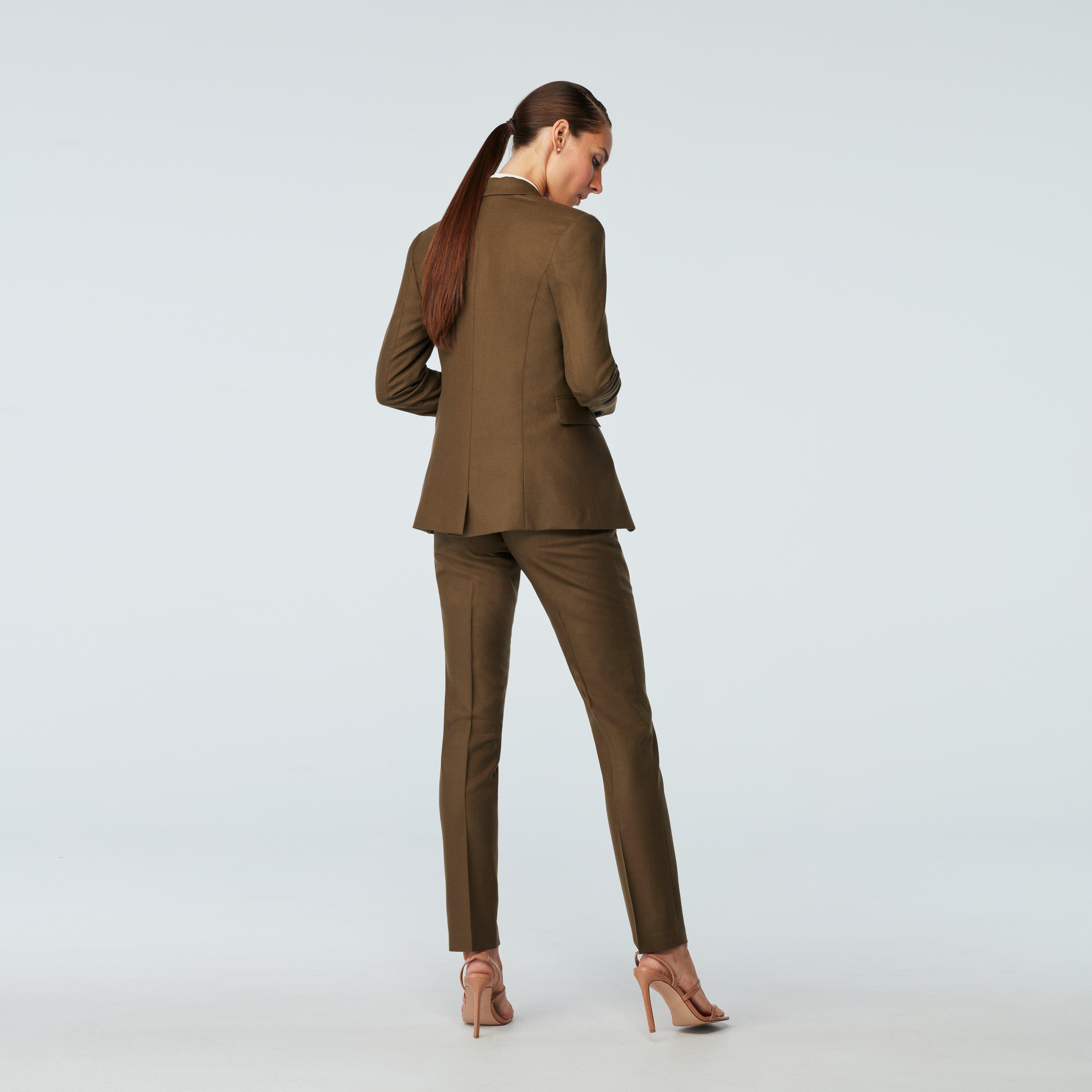 Product thumbnail 2 Brown blazer women - Monza Solid Design from Italian Indochino Collection