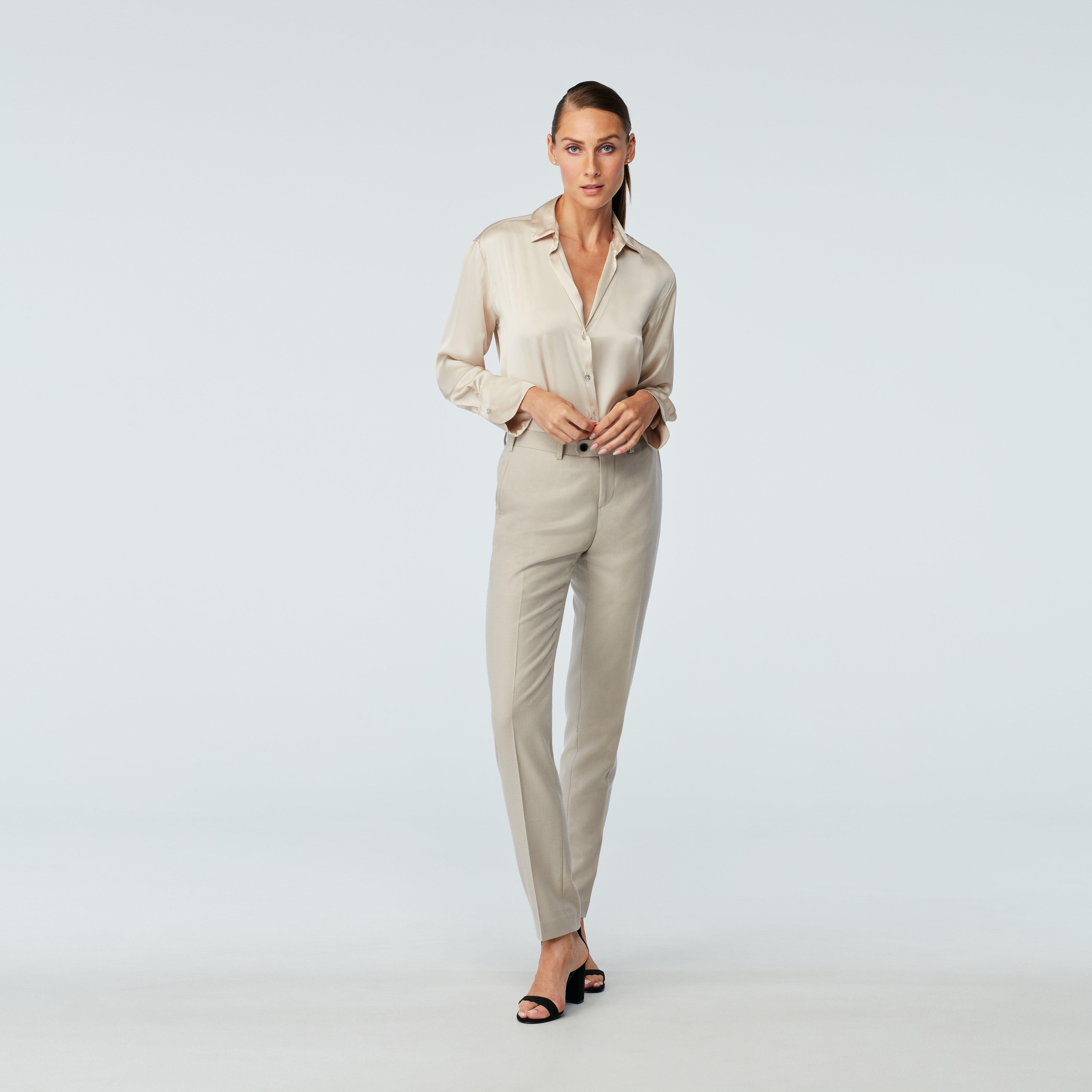 Product thumbnail 3 Cream suit women - Monza Solid Design from Italian Indochino Collection