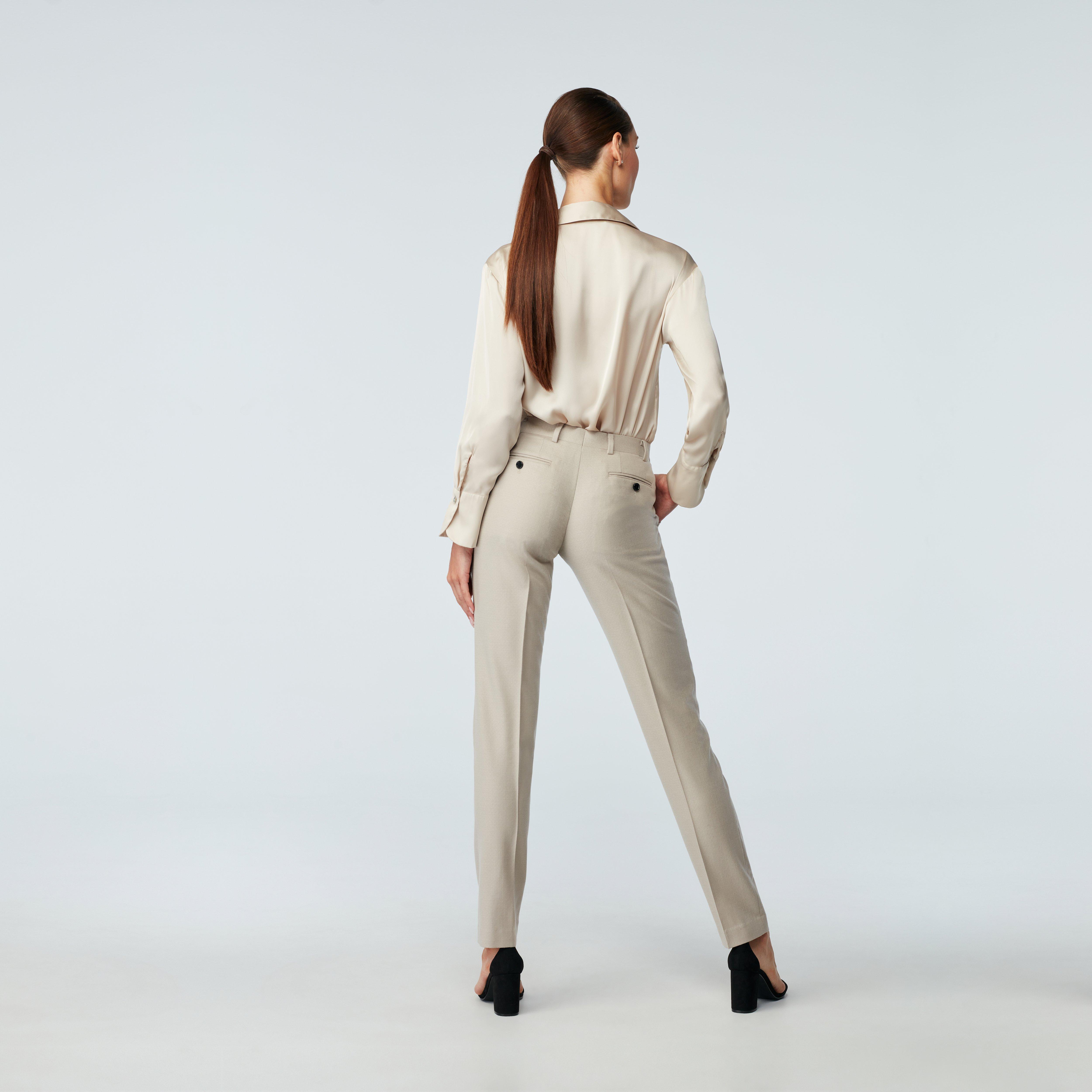 Product thumbnail 4 Cream suit women - Monza Solid Design from Italian Indochino Collection