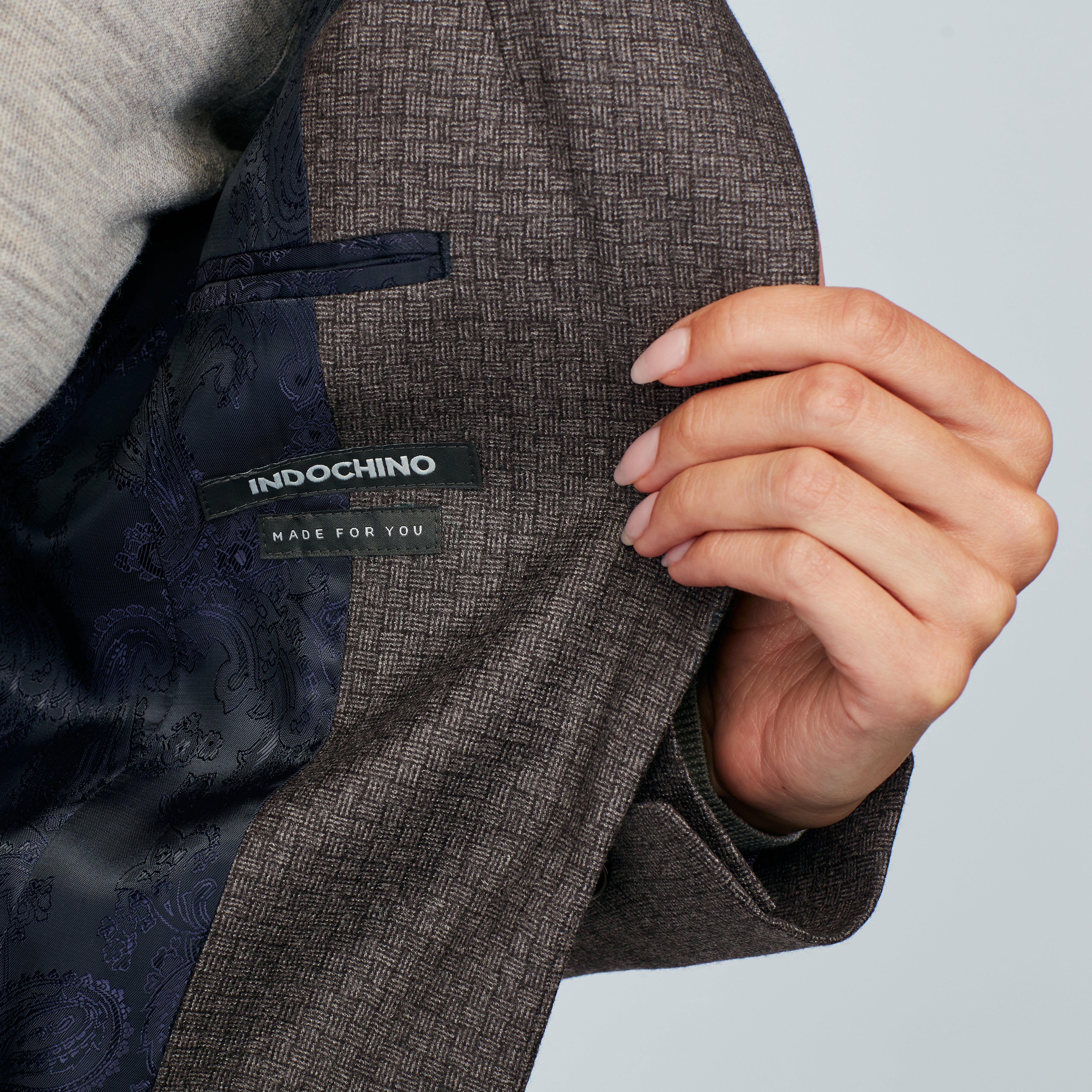 Product thumbnail 3 Brown blazer women - Motta Solid Design from Italian Indochino Collection