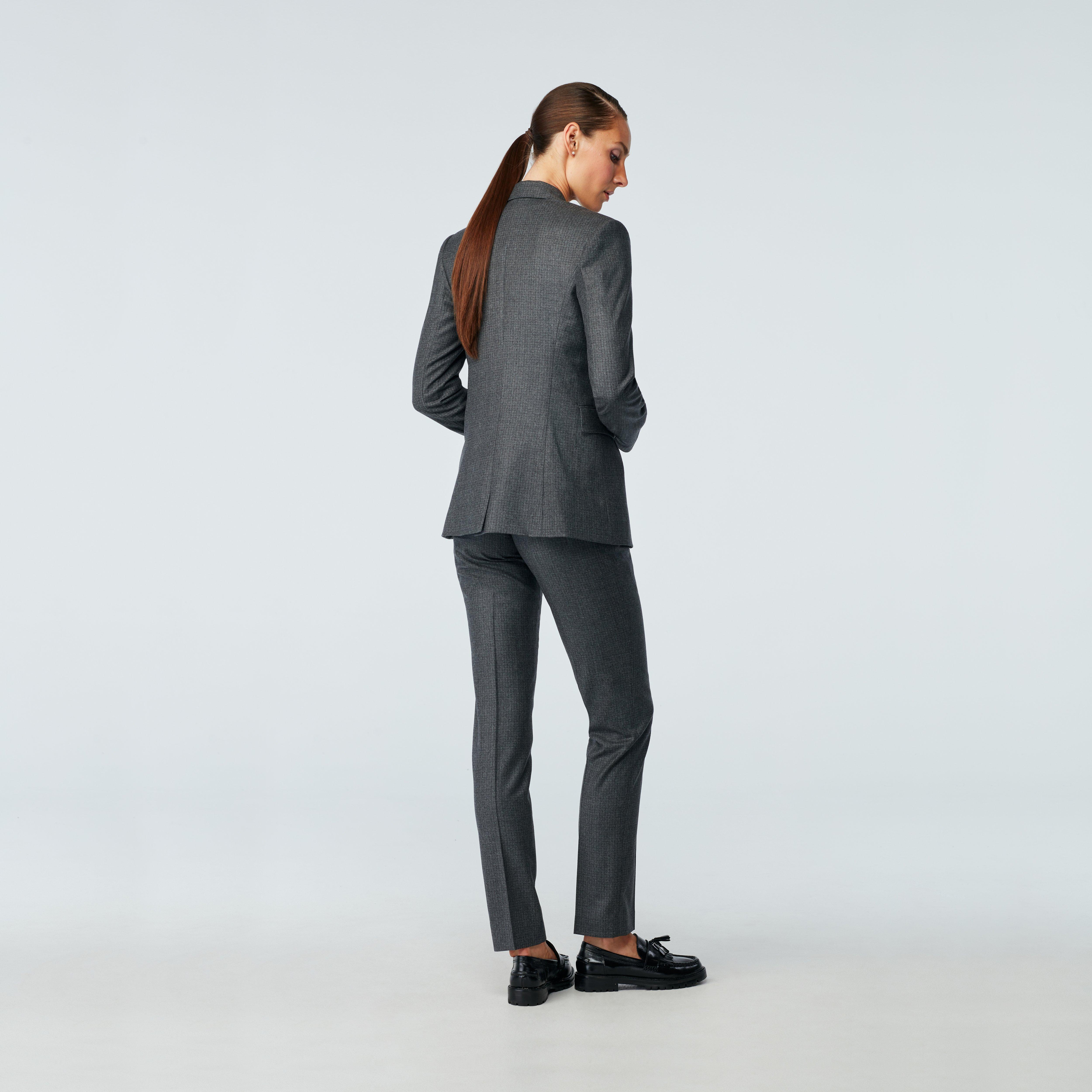 Product thumbnail 2 Gray suit women - Motta Solid Design from Italian Indochino Collection