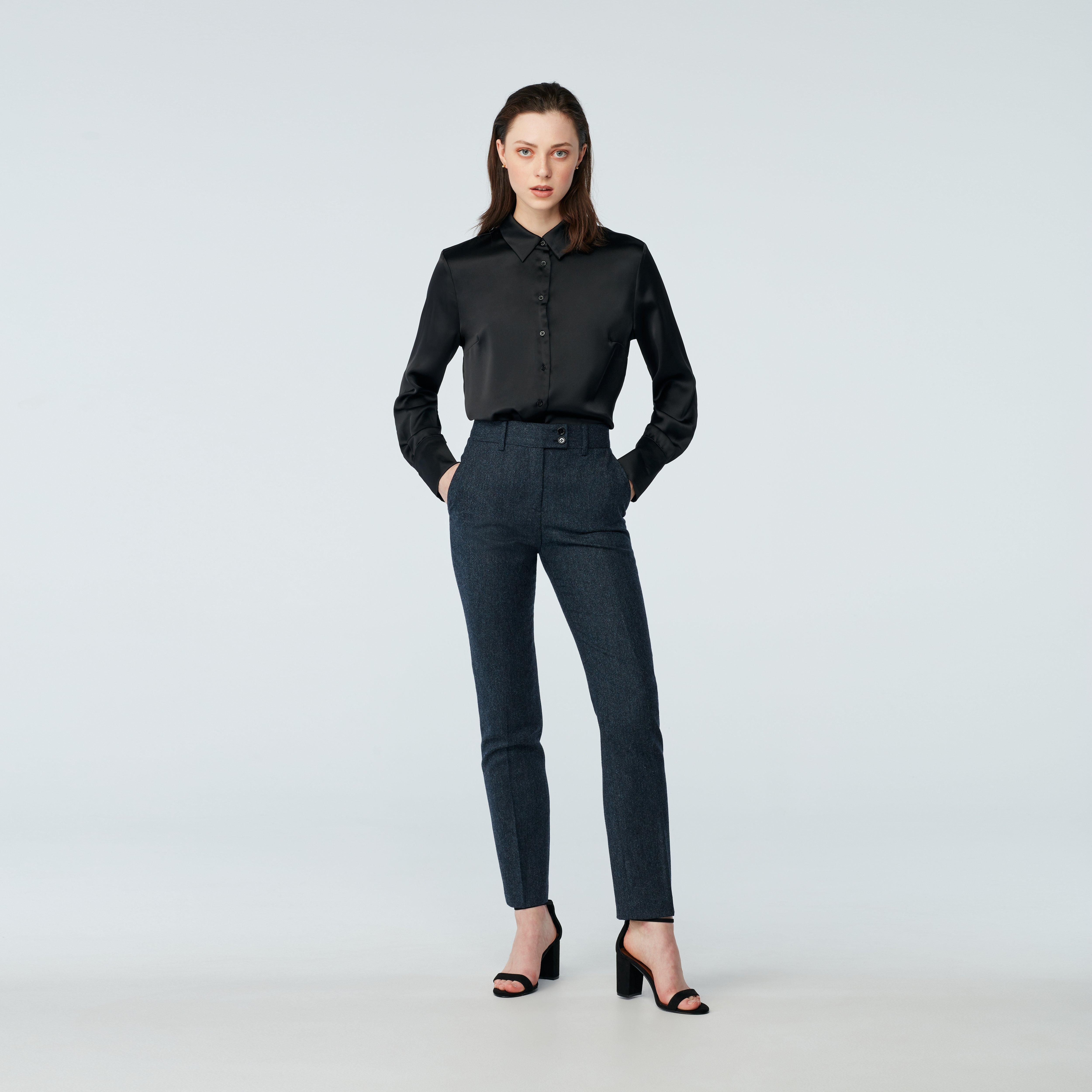 Product thumbnail 3 Navy suit women - Beckenham Solid Design from british Indochino Collection
