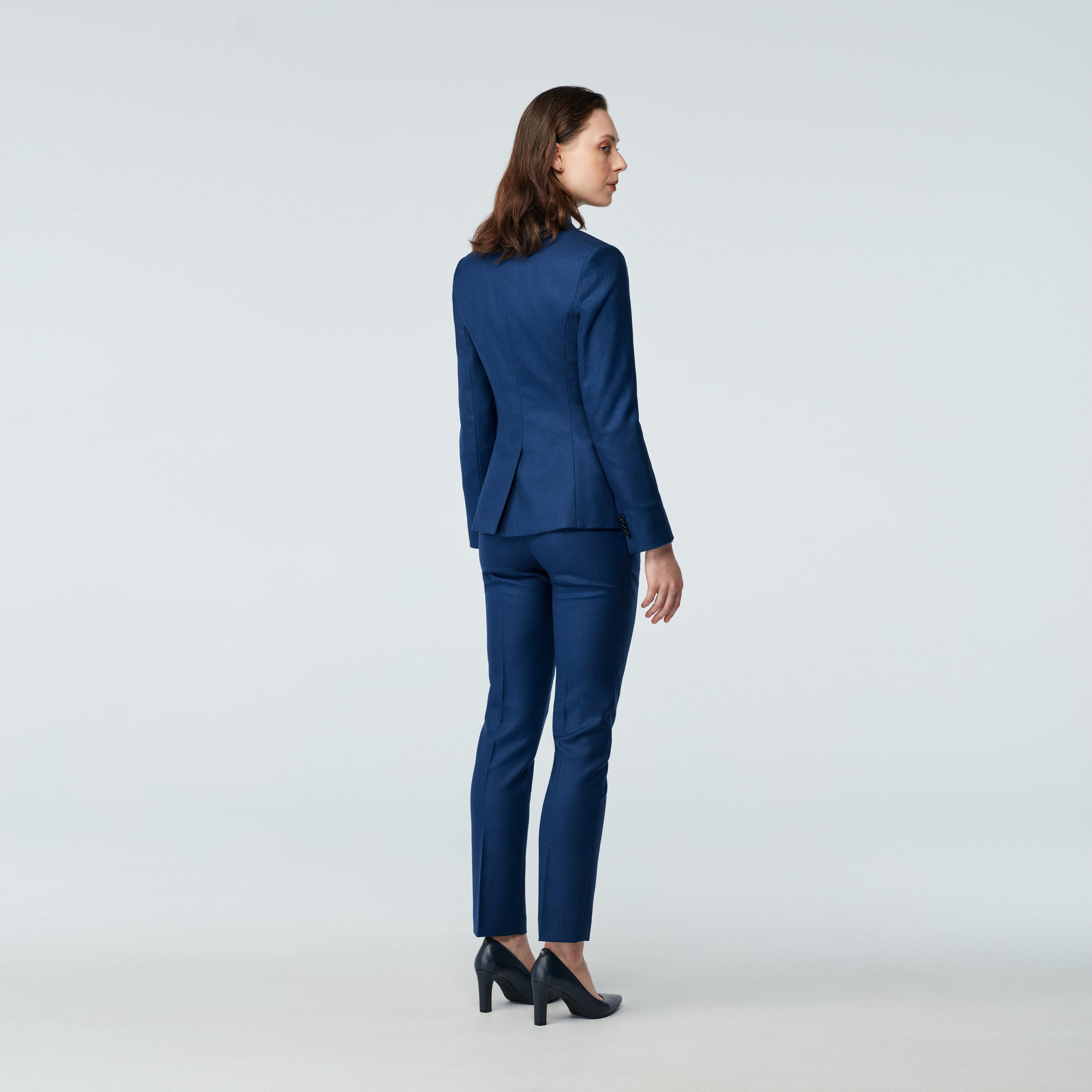 Custom Suits Made For You - Durham Navy Suit Women | INDOCHINO