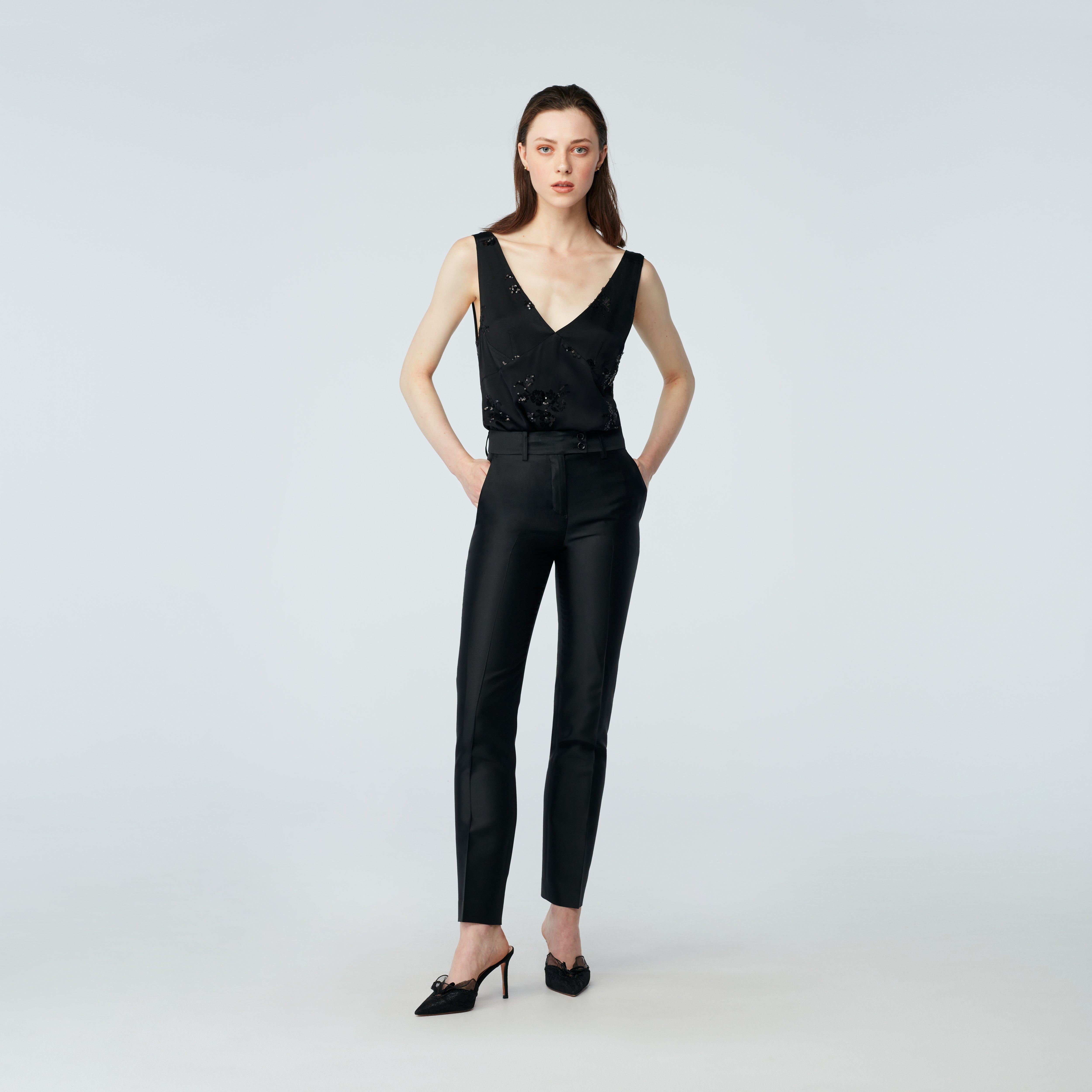 Product thumbnail 3 Black suit women - Hythe Solid Design from Luxury Indochino Collection