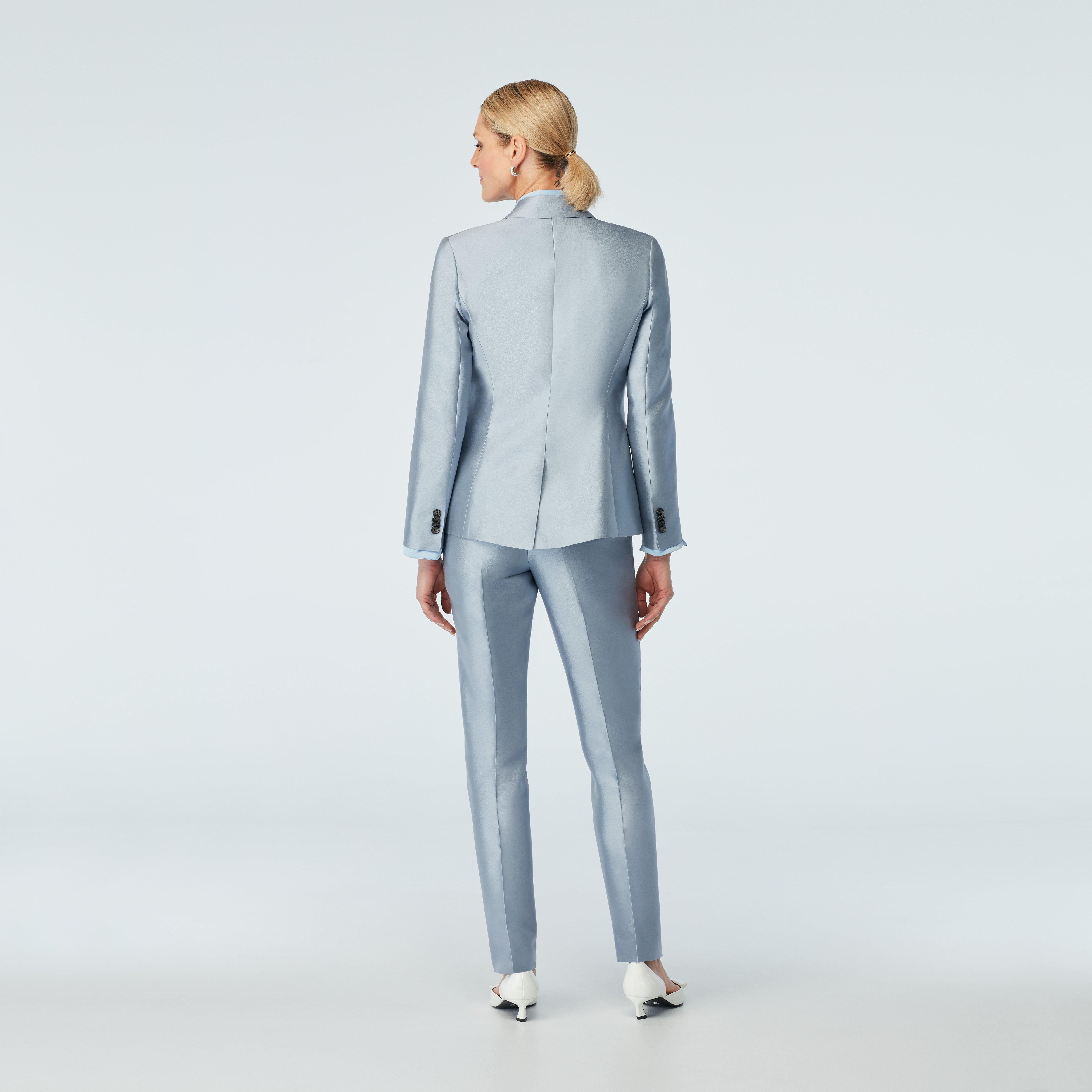 Product thumbnail 2 Gray suit women - Hythe Solid Design from Luxury Indochino Collection