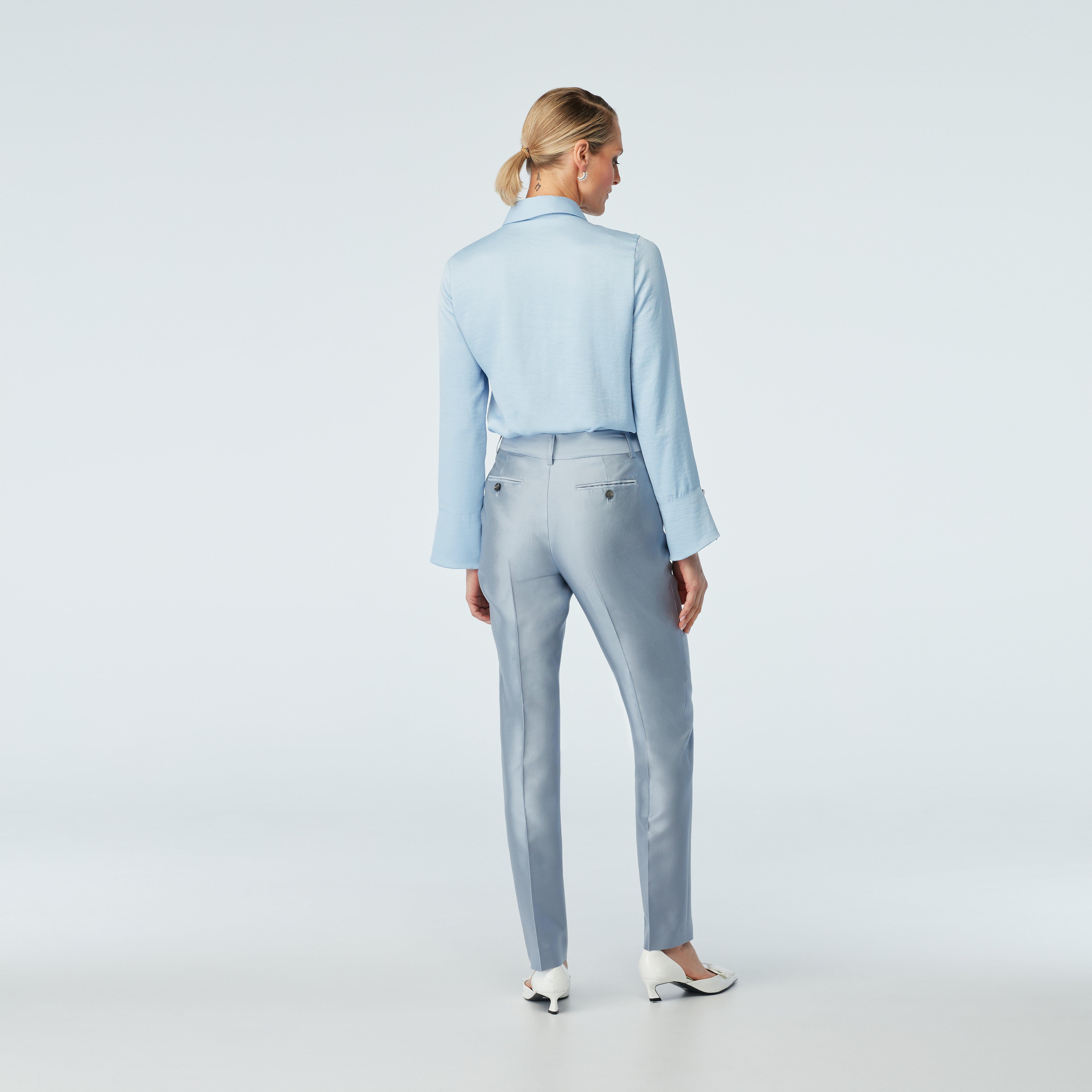 Product thumbnail 2 Gray pants women - Hythe Solid Design from Luxury Indochino Collection