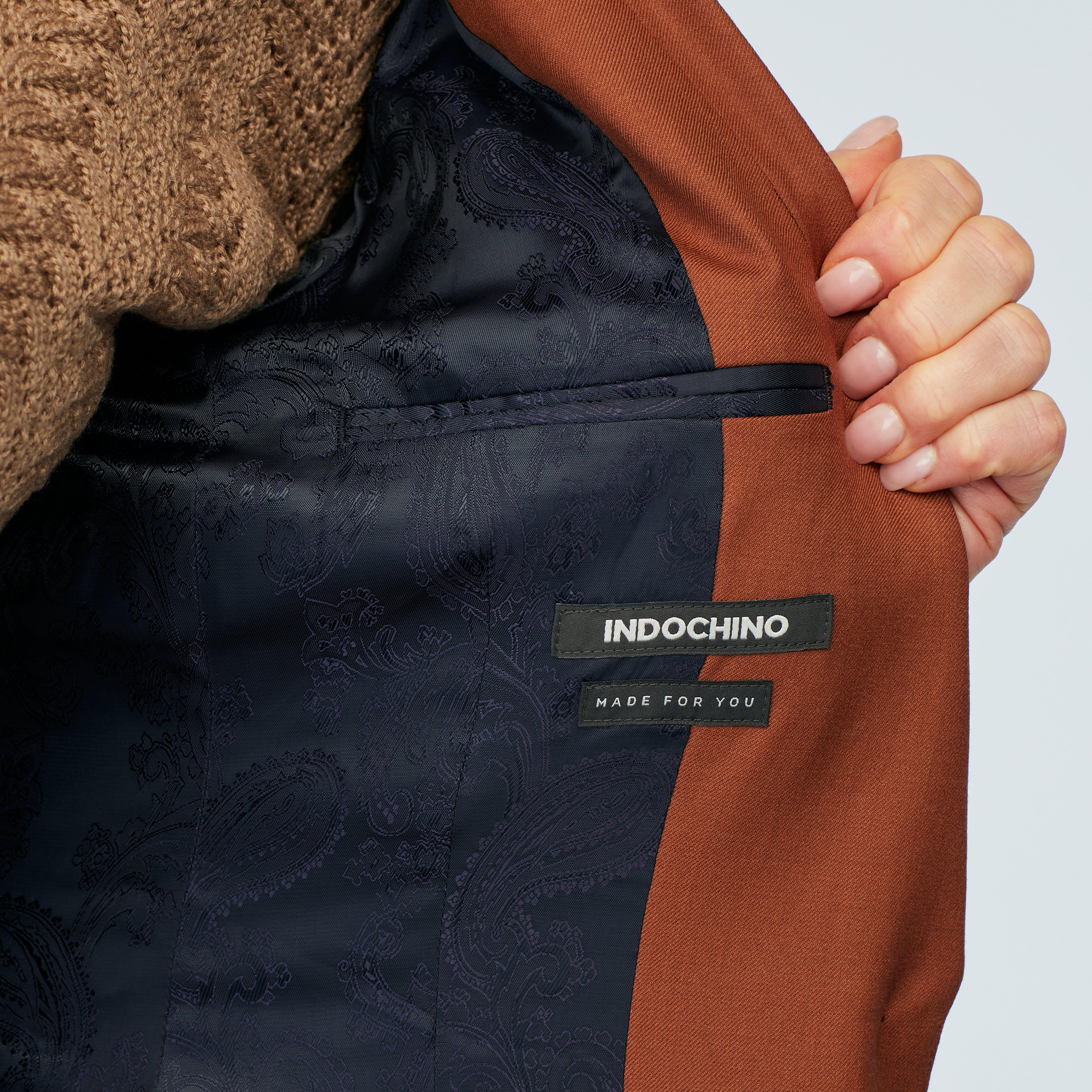 Product thumbnail 5 Brown suit women - Harrogate Solid Design from Luxury Indochino Collection