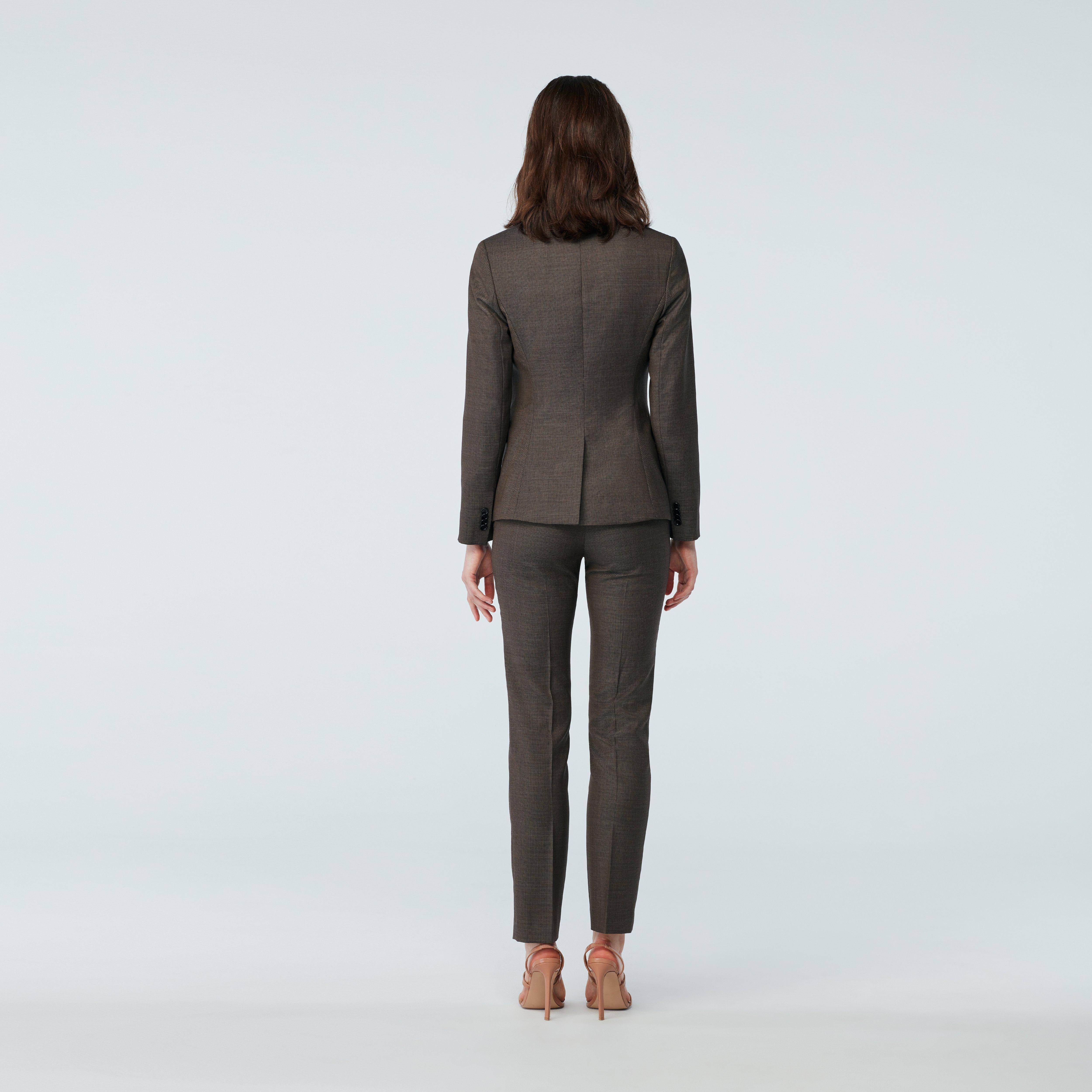 Product thumbnail 2 Brown suit women - Highbridge Solid Design from Luxury Indochino Collection