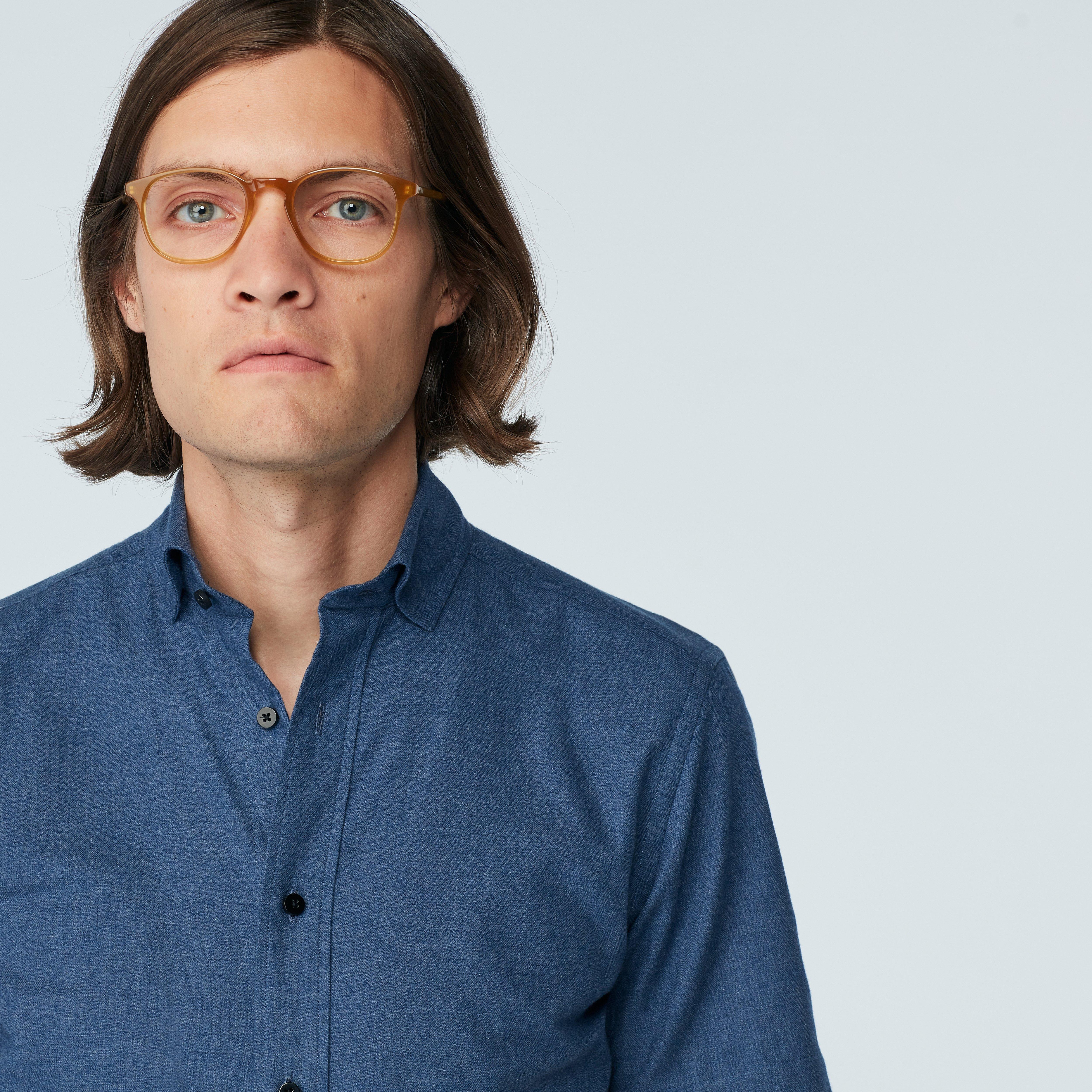 Product thumbnail 3 Navy shirt - Solid Design from Indochino Collection