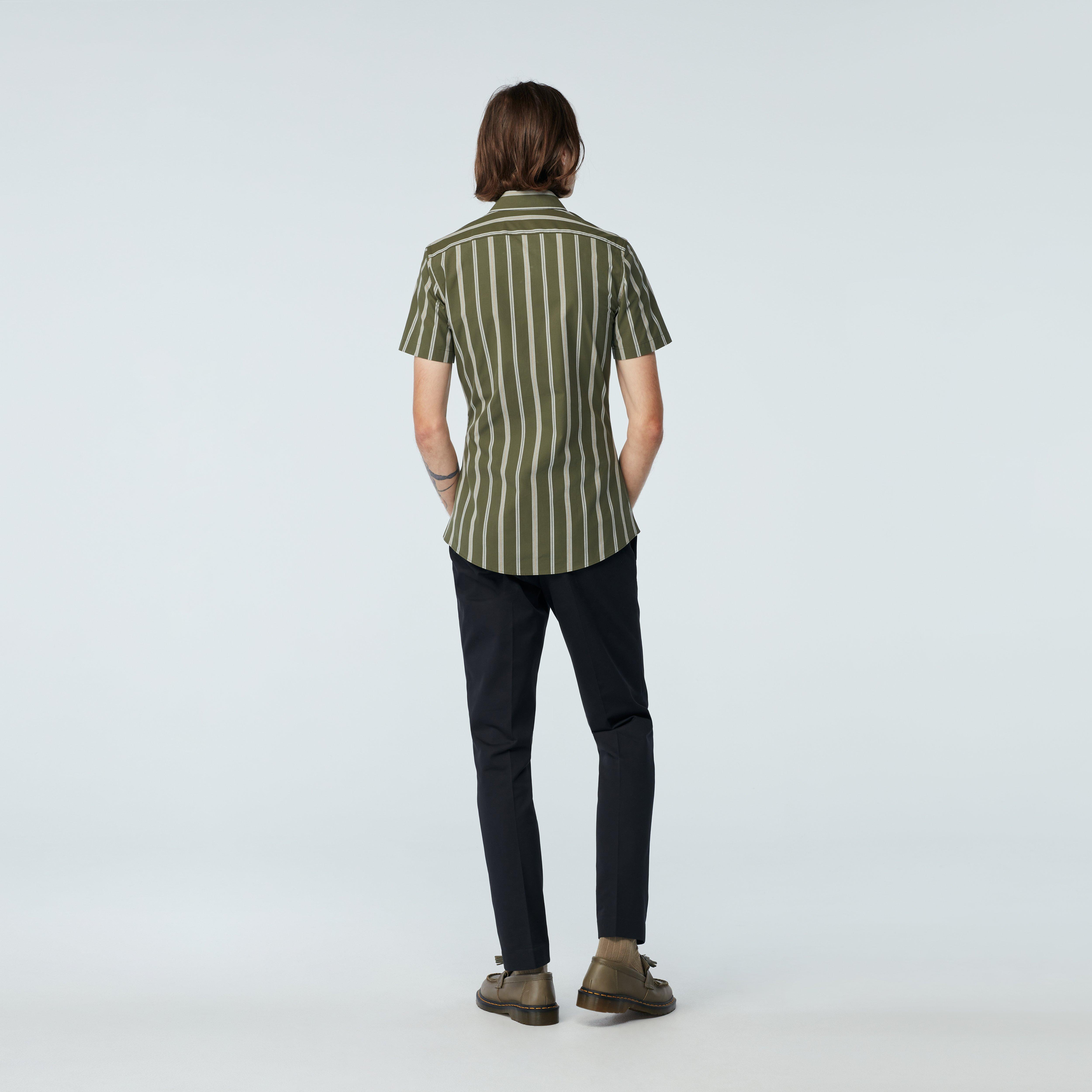 Product thumbnail 2 Green shirt - Striped Design from Seasonal Indochino Collection