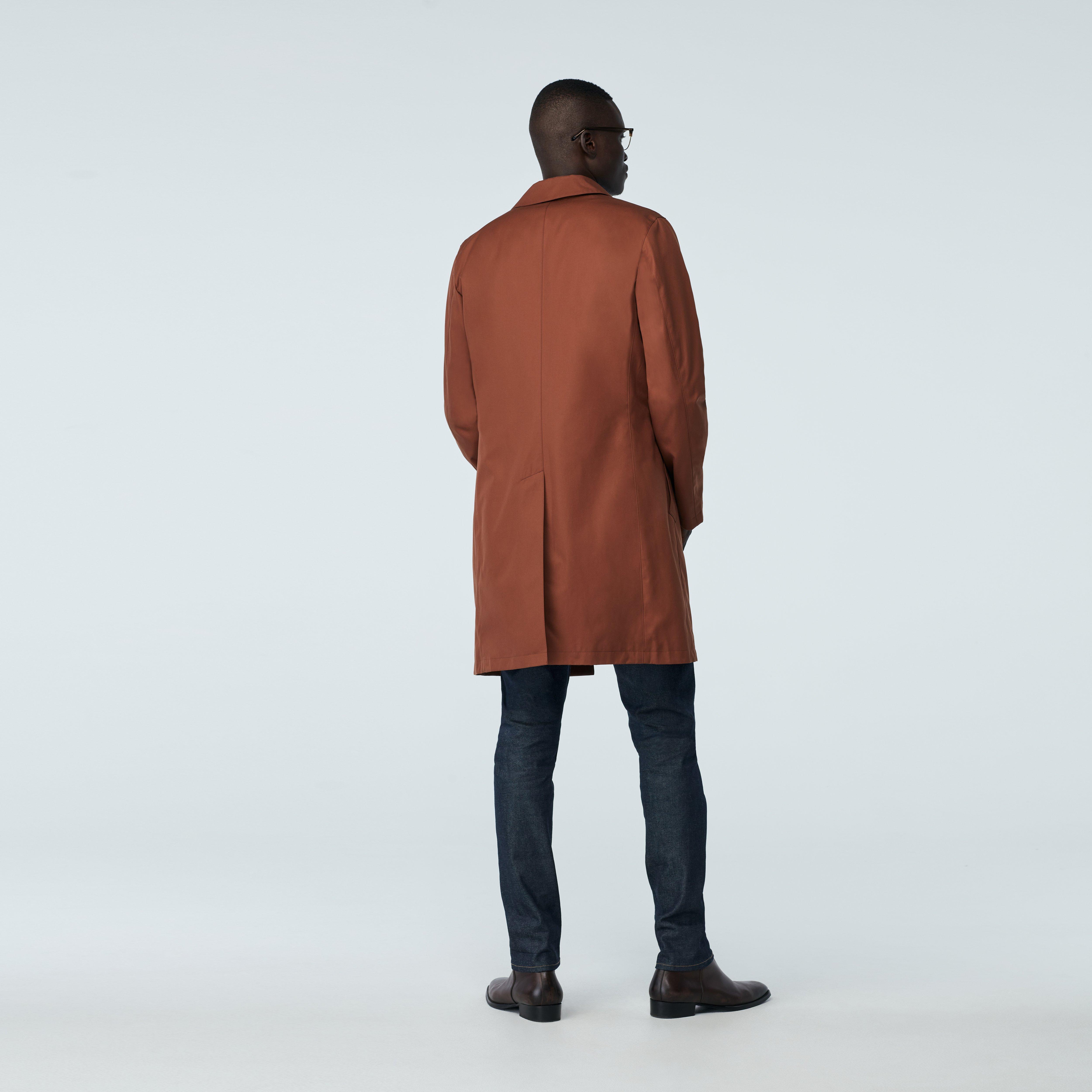 Product thumbnail 2 Brown trenchcoat - Solid Design from Indochino Collection