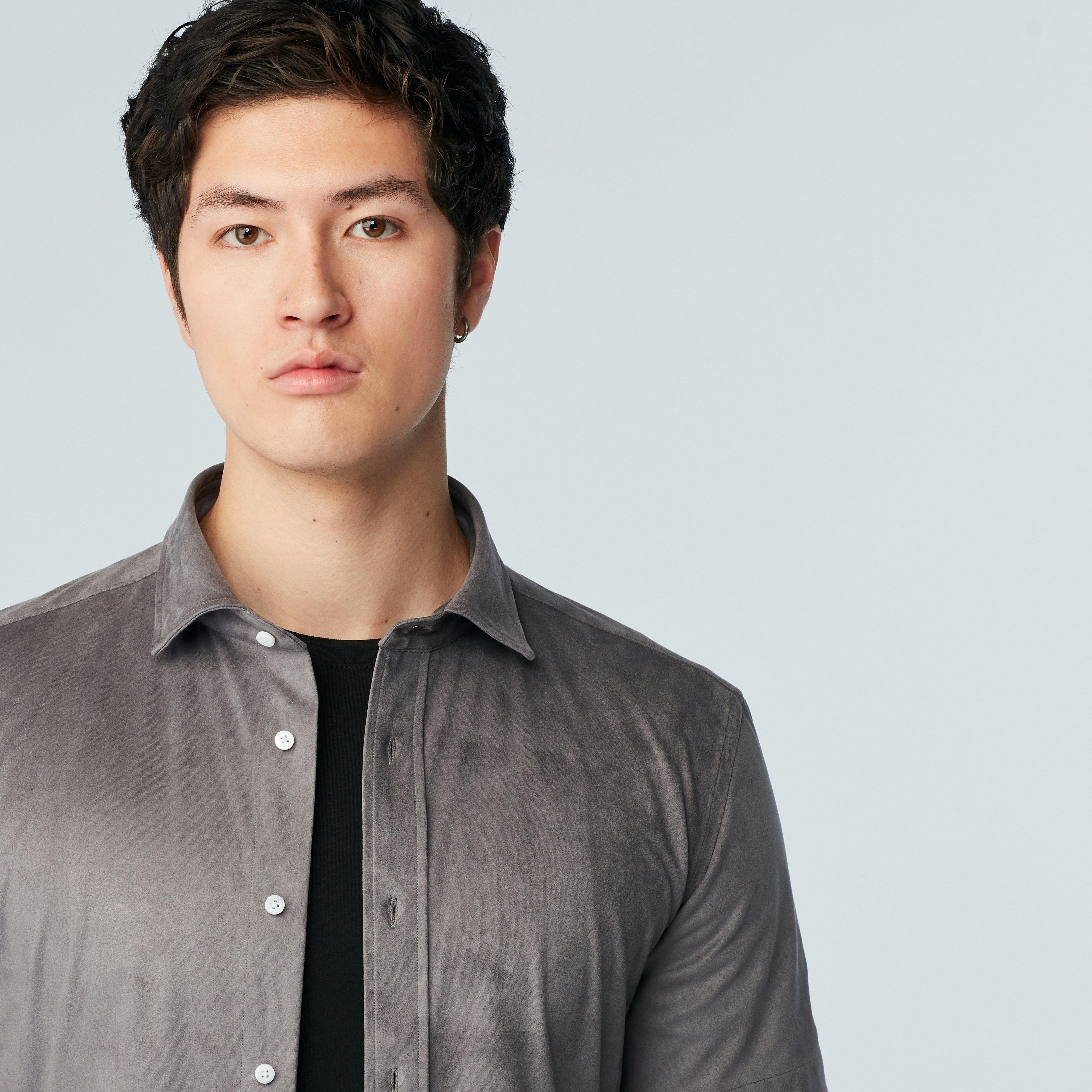 Product thumbnail 3 Gray shirt - Solid Design from Indochino Collection