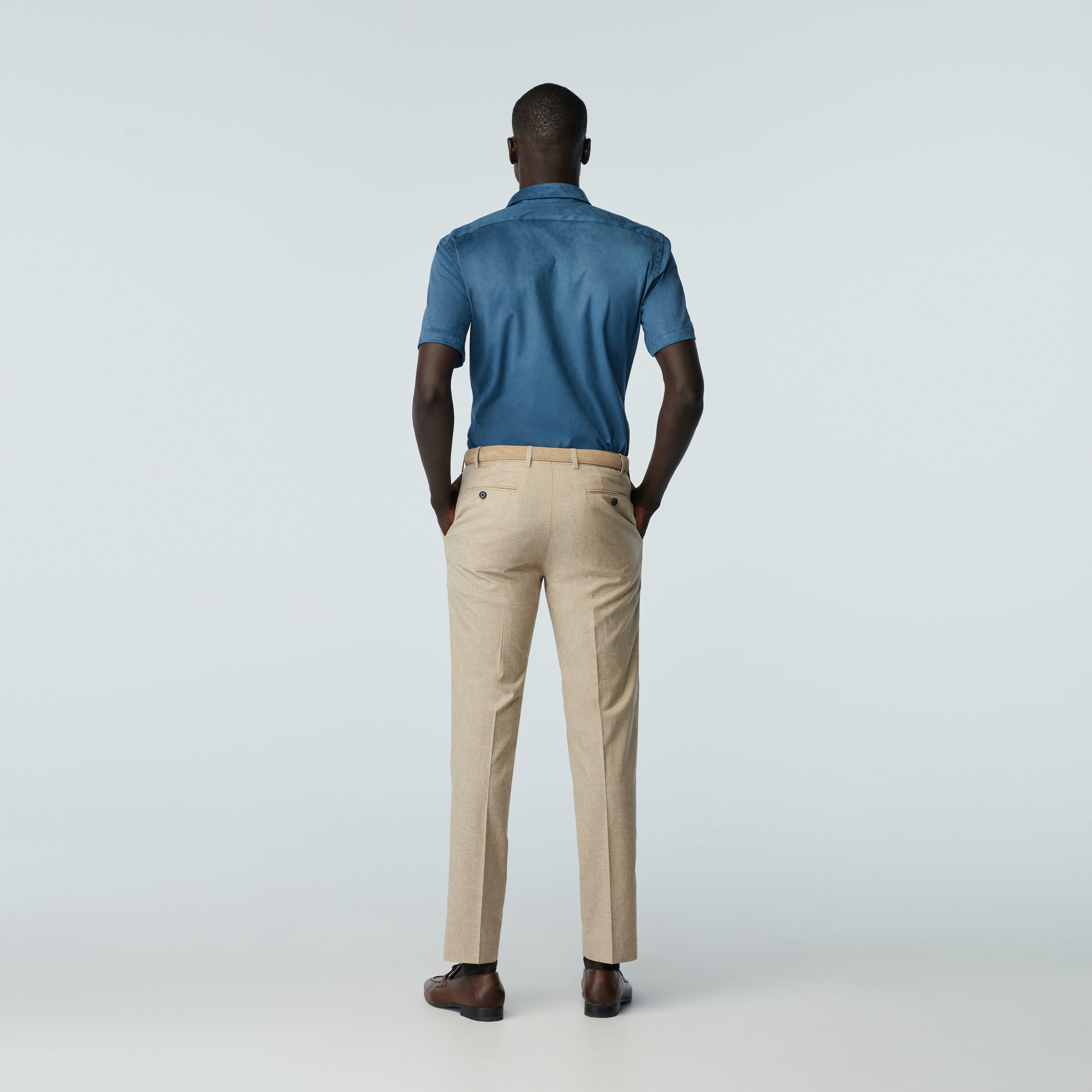 Product thumbnail 2 Blue shirt - Solid Design from Indochino Collection