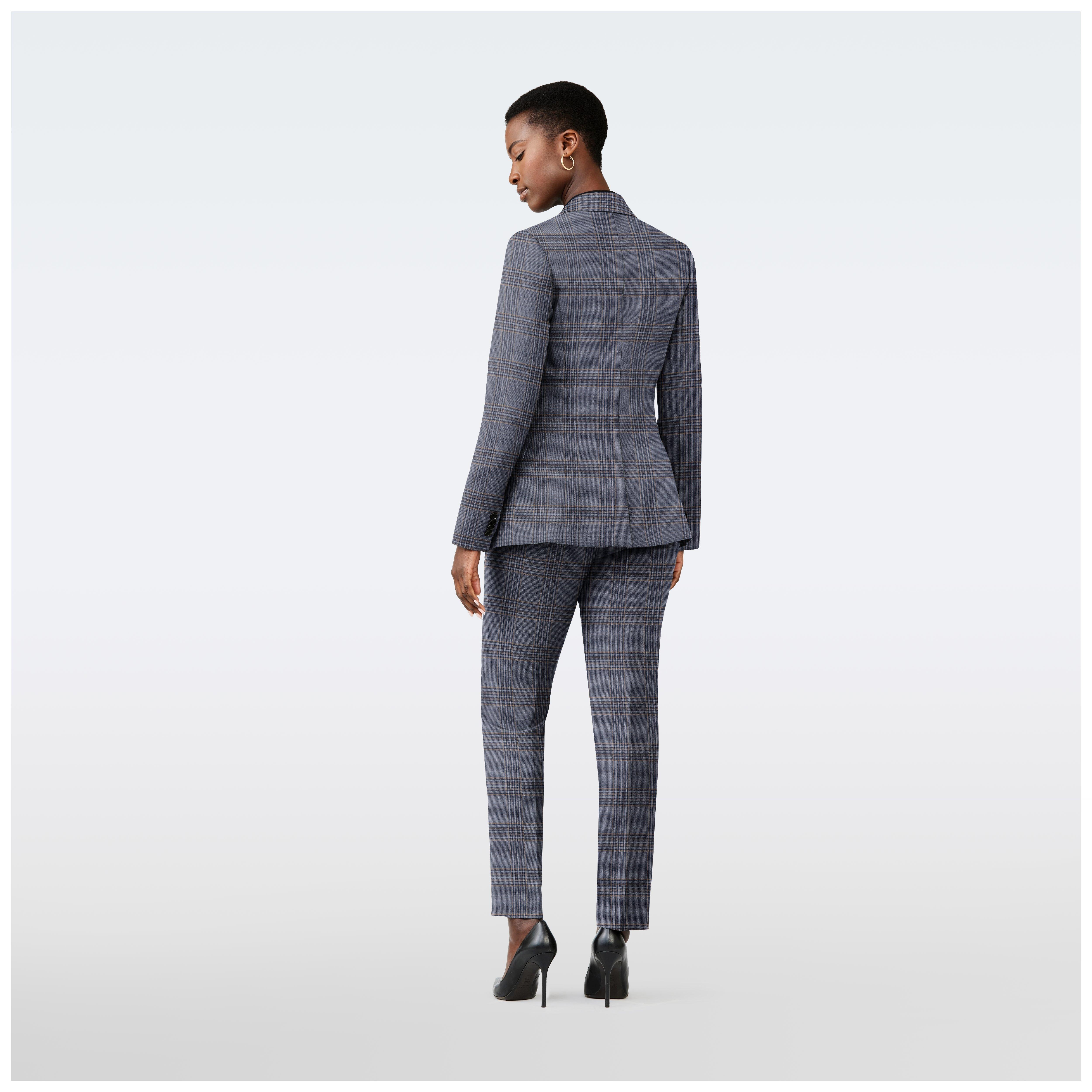 Product thumbnail 2 Blue blazer women - Gillingham Checked Design from Seasonal Indochino Collection