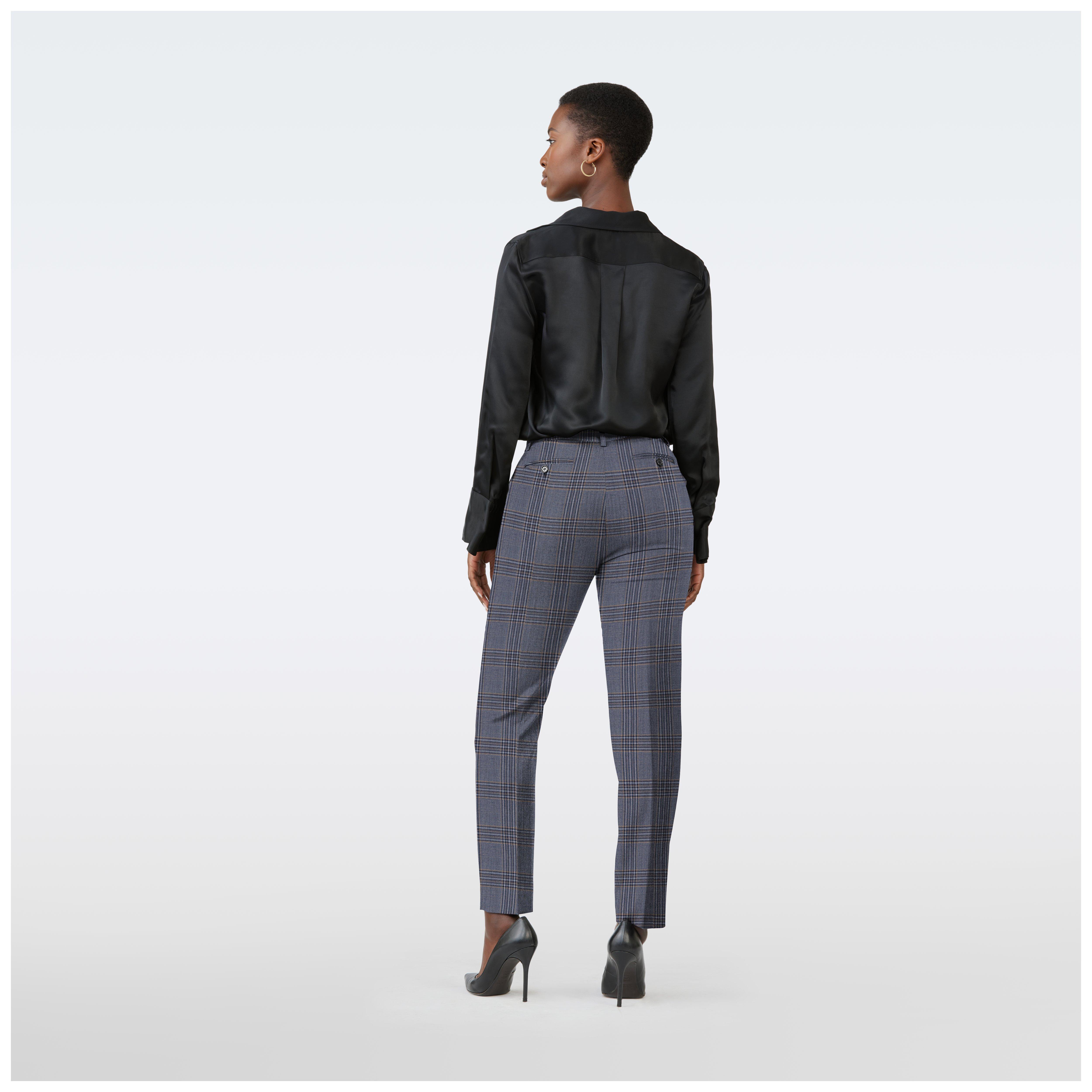 Product thumbnail 2 Blue pants women - Gillingham Checked Design from Seasonal Indochino Collection