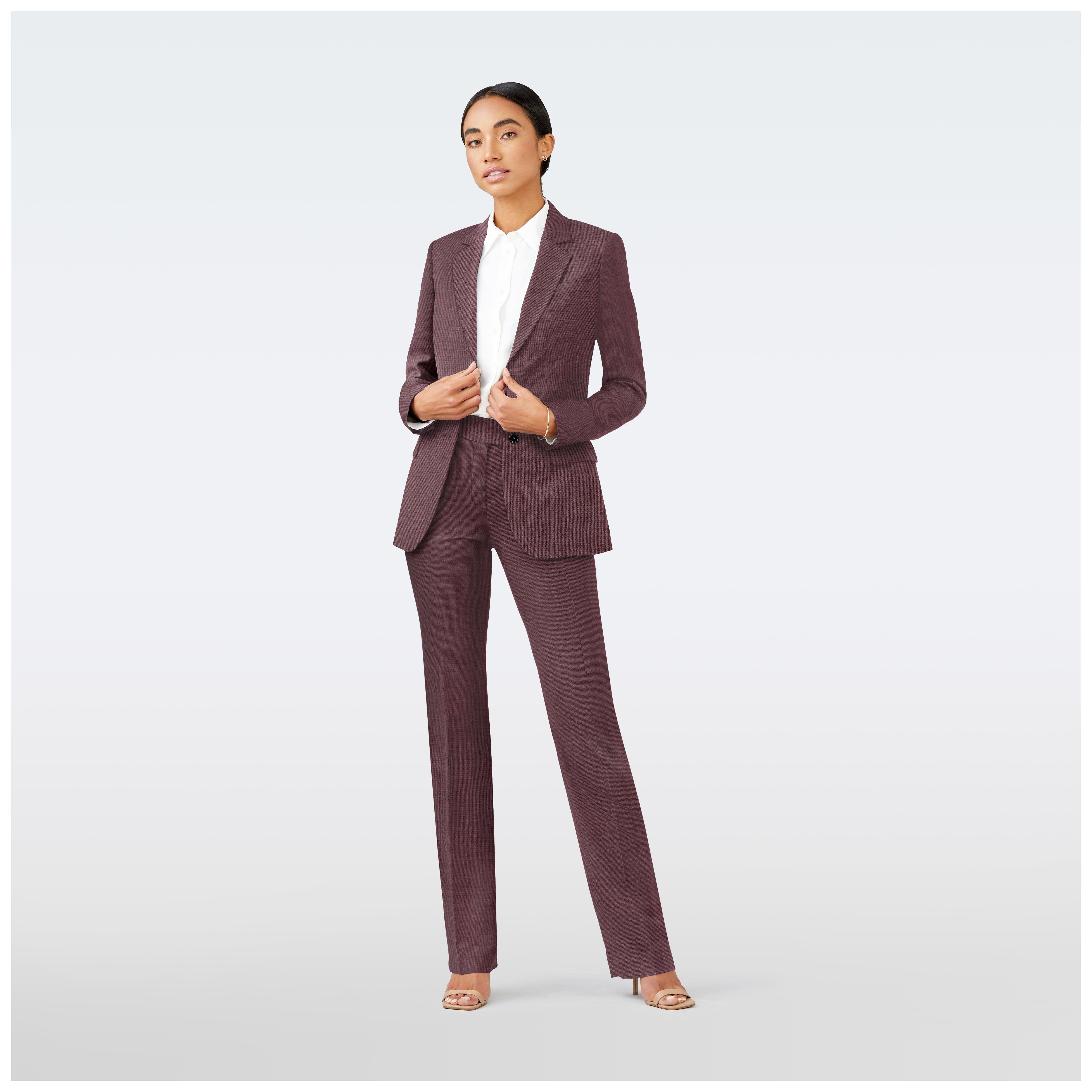 Purple blazer women - Solid Design from Spring / Summer Indochino Collection