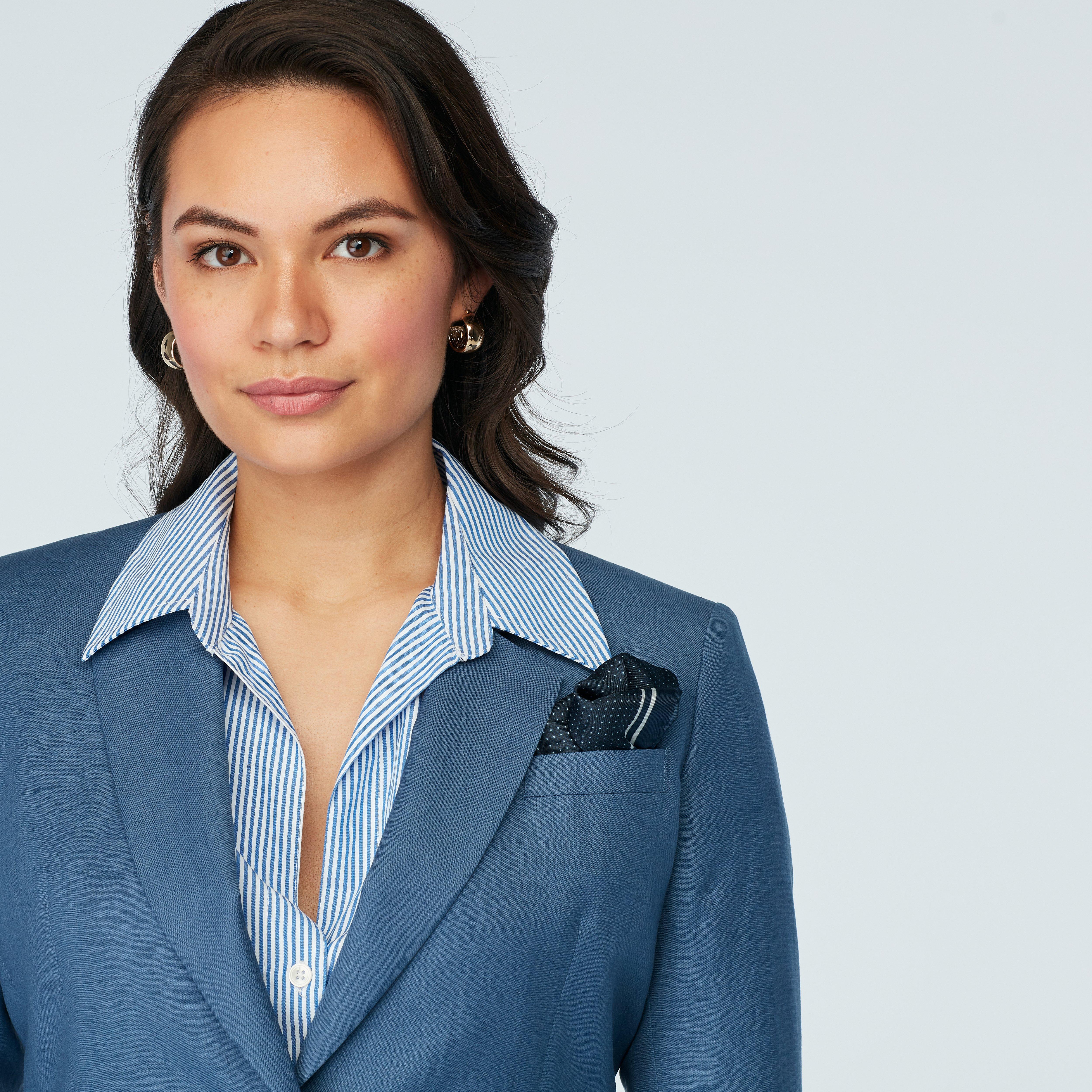 Product thumbnail 4 Blue blazer women - Solid Design from Spring / Summer Indochino Collection