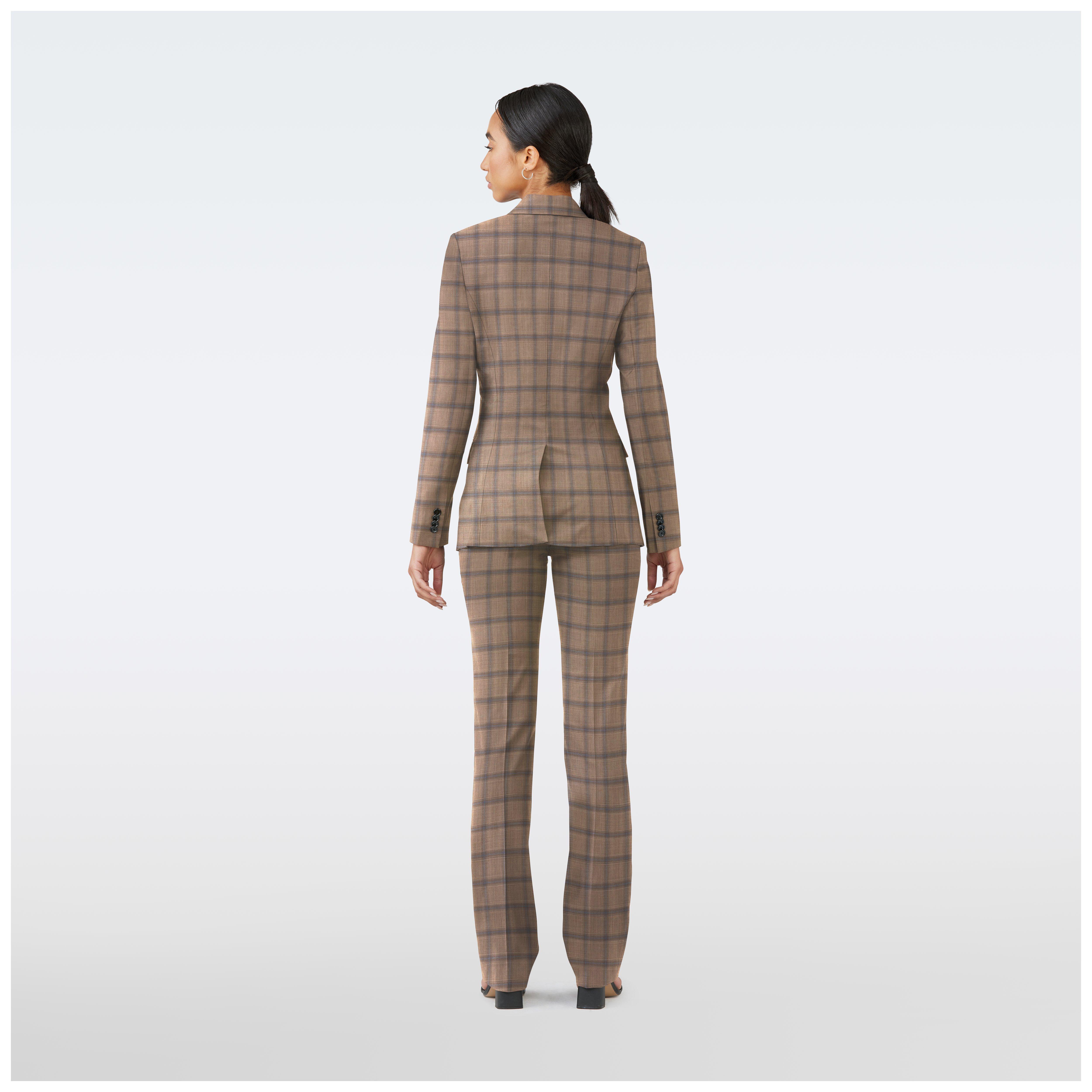 Product thumbnail 2 Brown blazer women - Plaid Design from Spring / Summer Indochino Collection