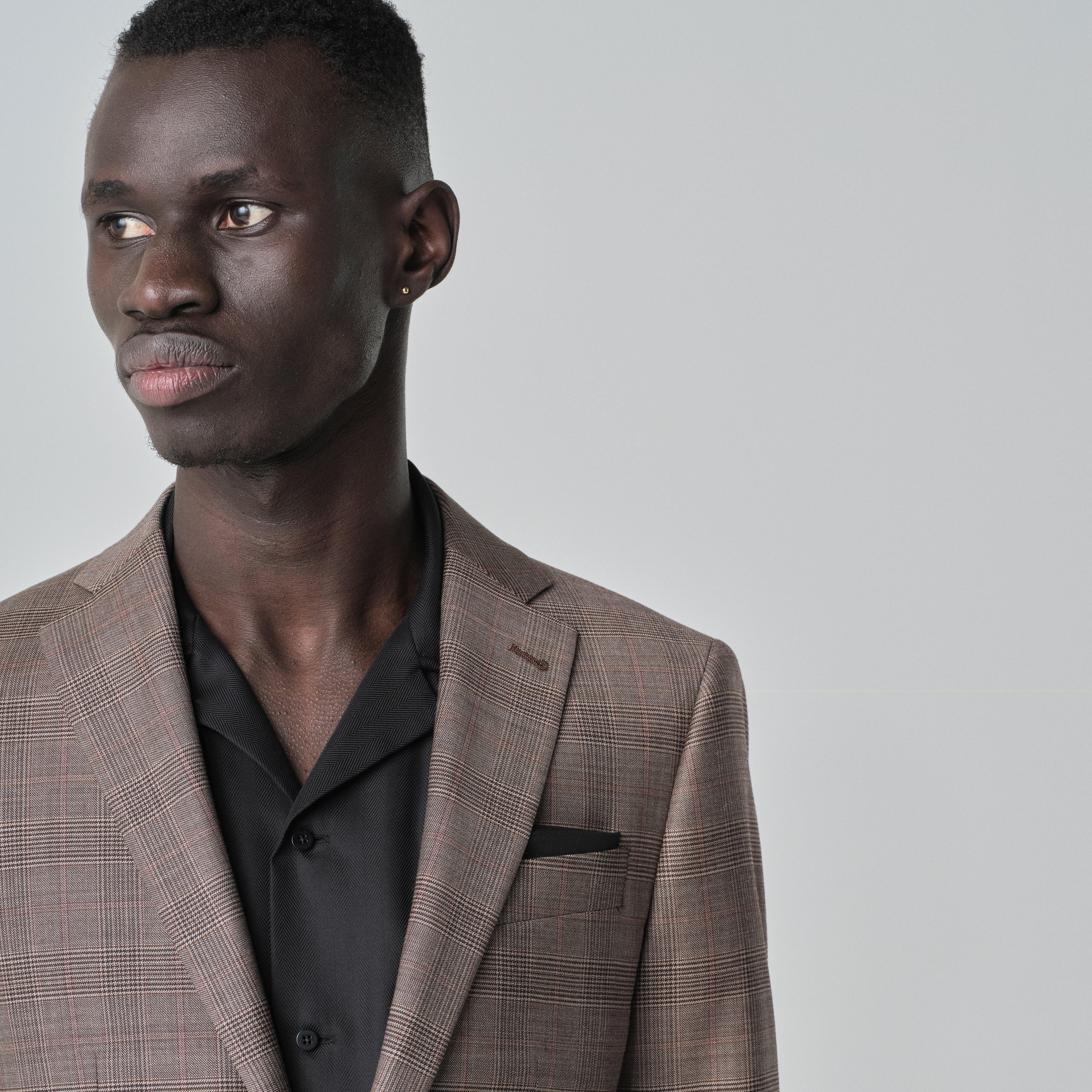 Custom Suits Made For You - Jordanhill Glen Check Brown Suit