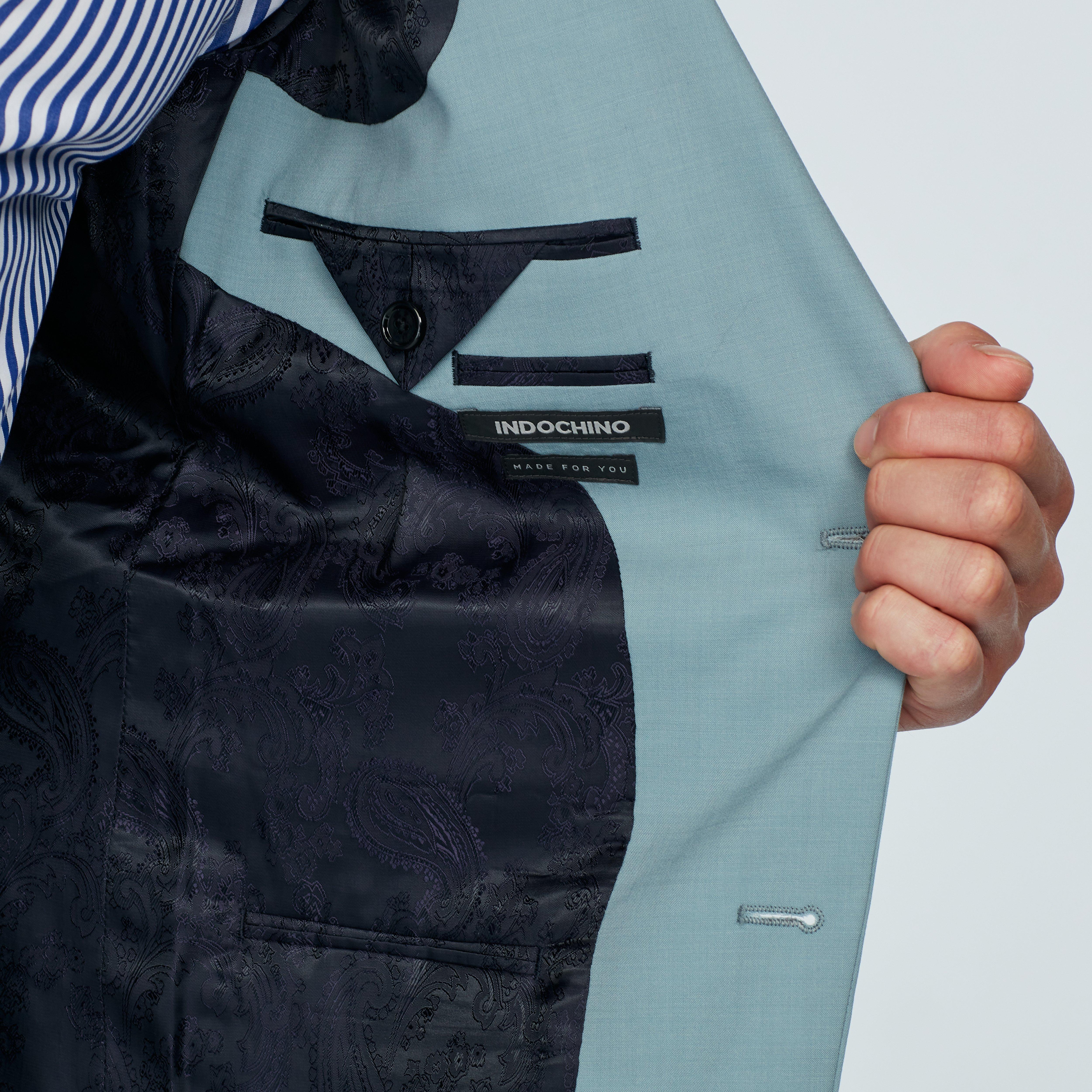 Product thumbnail 3 Blue blazer - Norwich Solid Design from Fall / Winter Indochino Collection