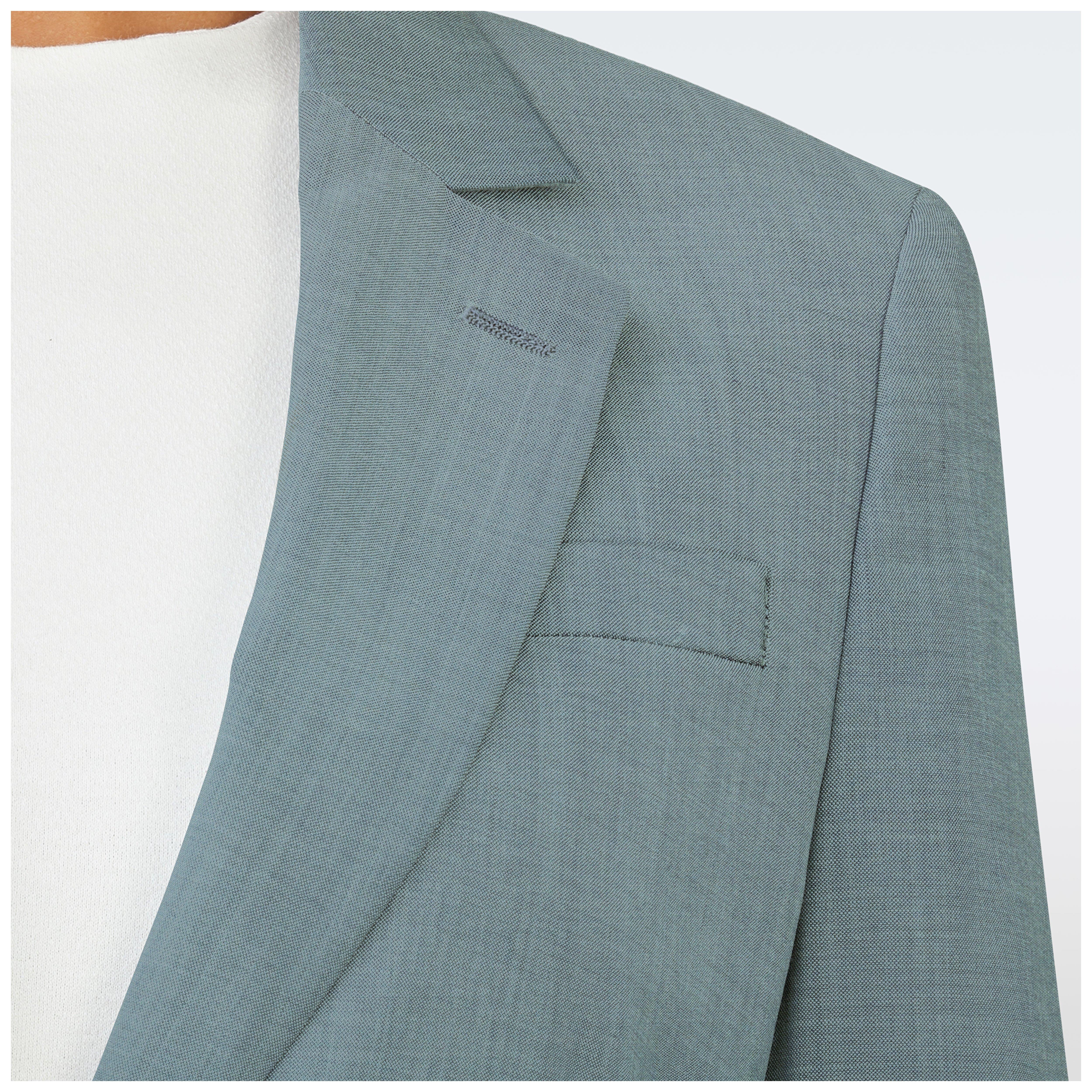 Custom Blazers Made For You - Norwich Wool Stretch Stone Blue