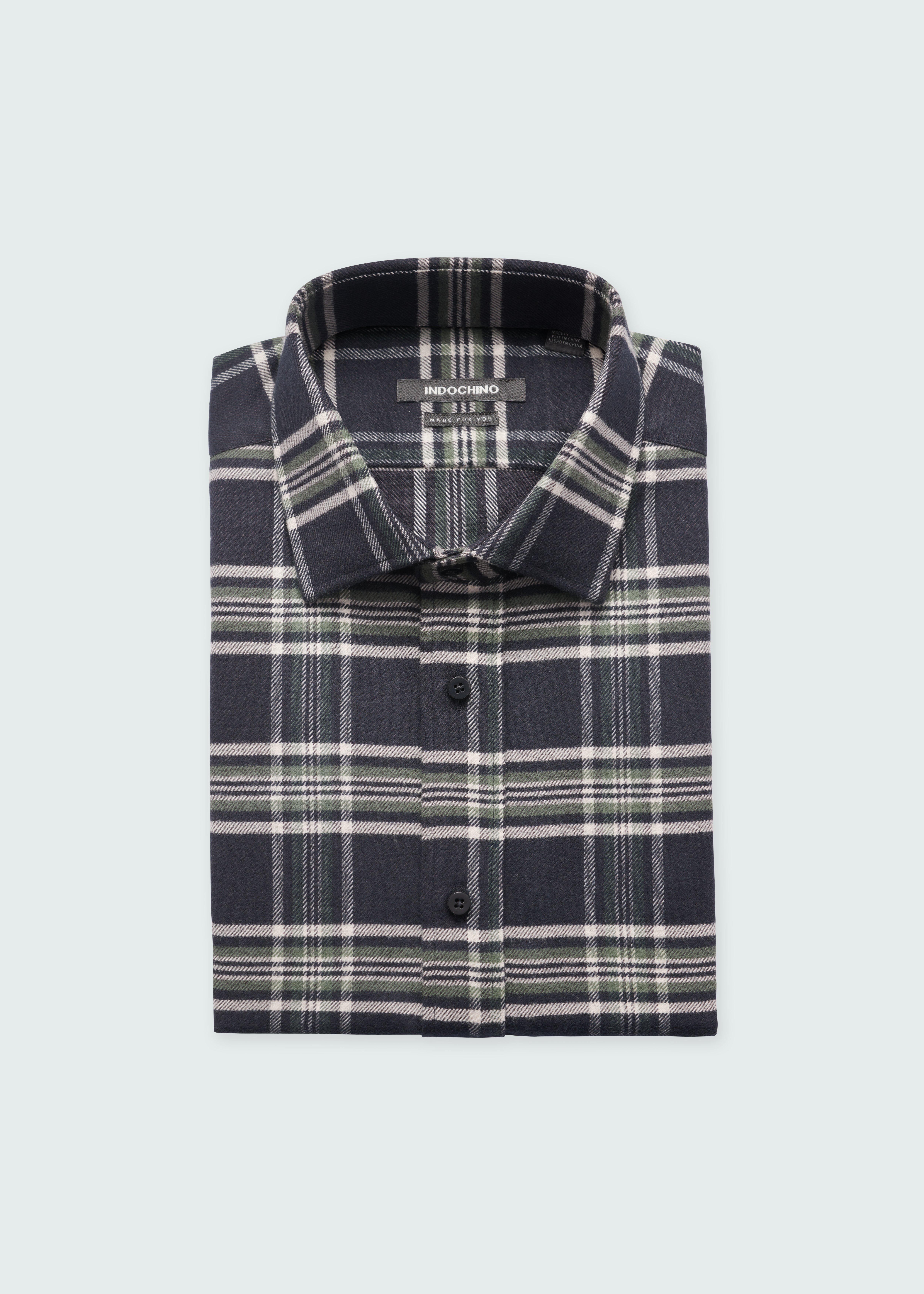 Green shirt - Plaid Design from Seasonal Indochino Collection