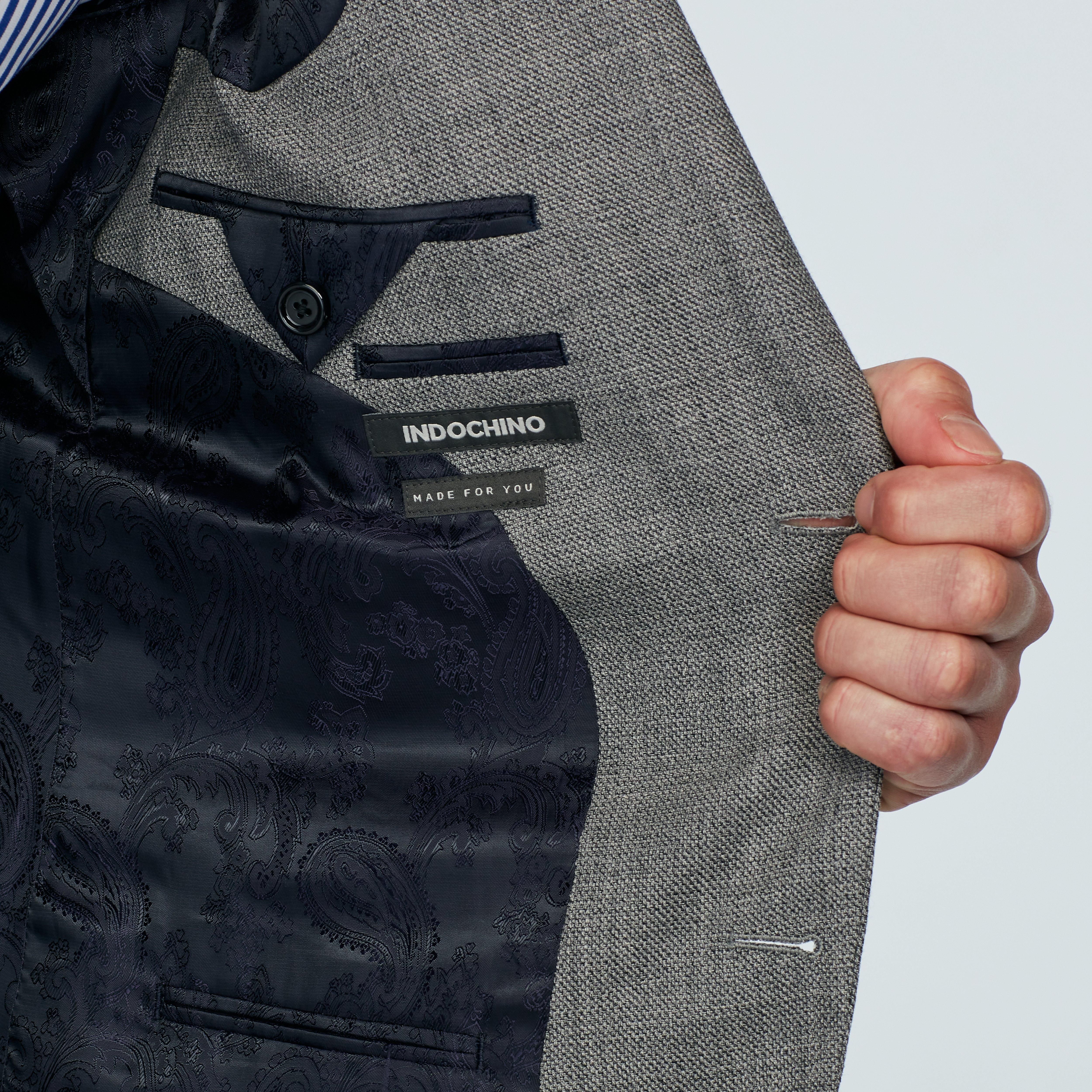Product thumbnail 5 Gray suit - Northfield Solid Design from Premium Indochino Collection