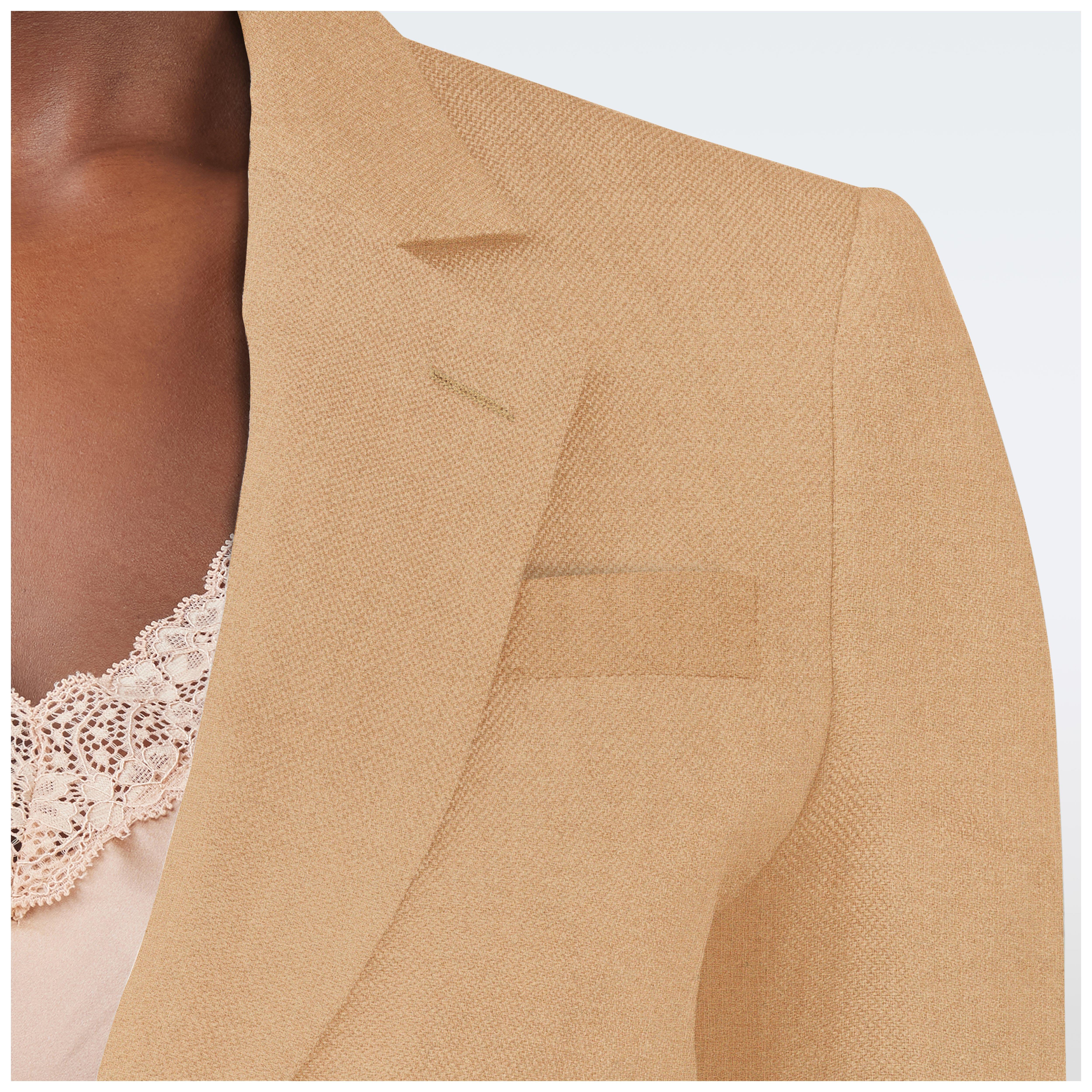 Product thumbnail 4 Camel blazer women - Monza Pattern Design from Italian Indochino Collection