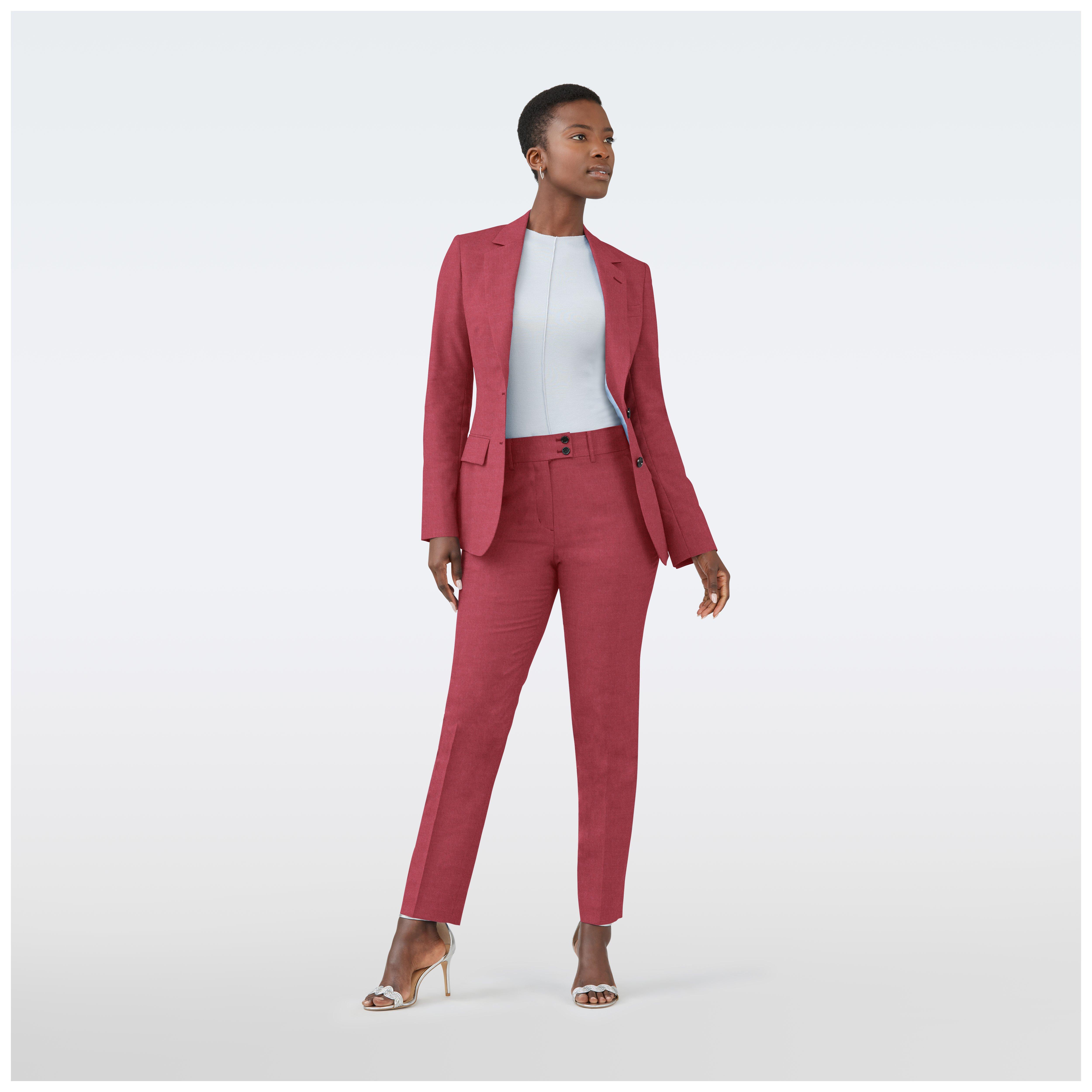 Harford Velvet Dusty Rose Suit