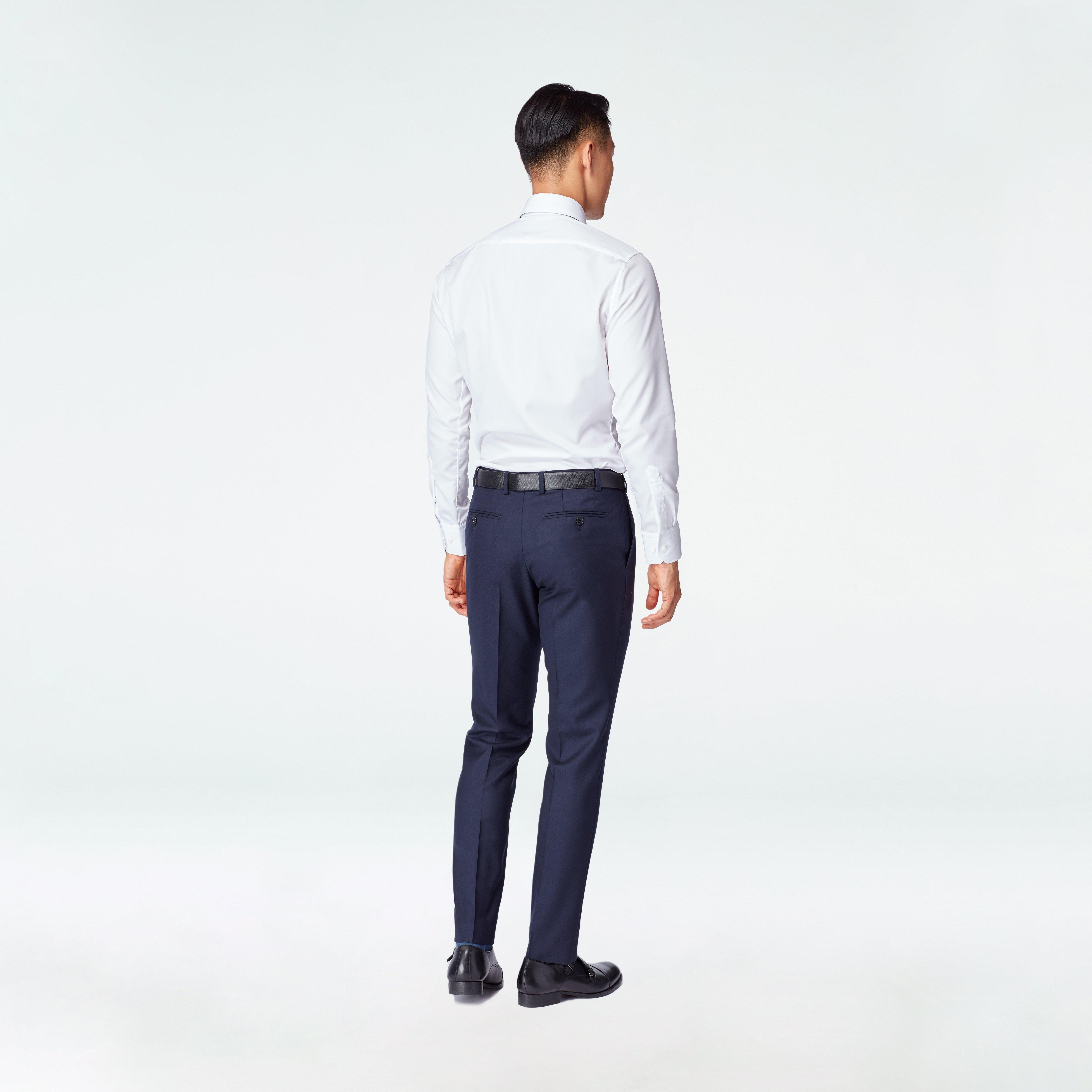 Product thumbnail 4 Navy suit - hexham Solid Design from Fall / Winter Indochino Collection