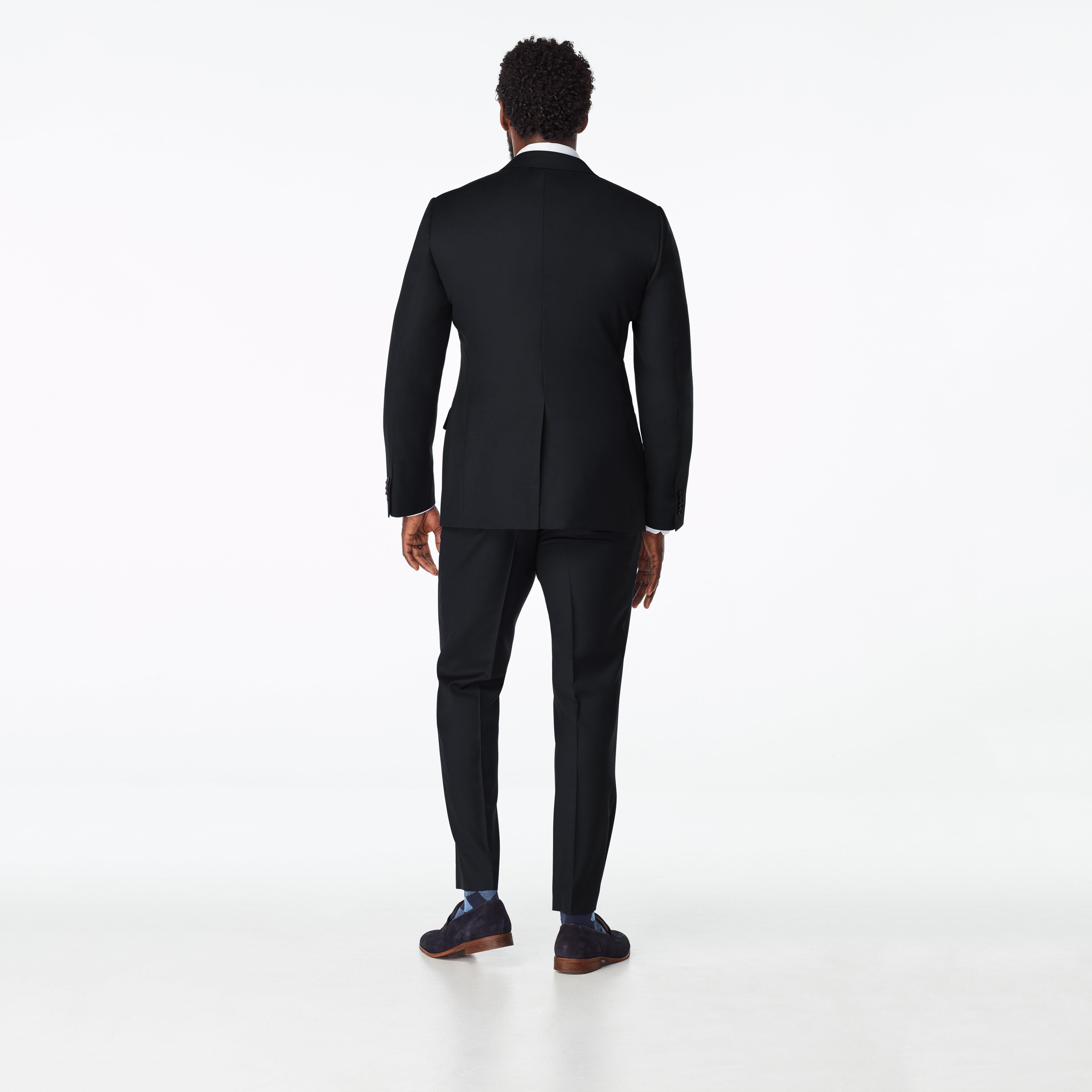 Product thumbnail 2 Black suit - hexham Solid Design from Fall / Winter Indochino Collection