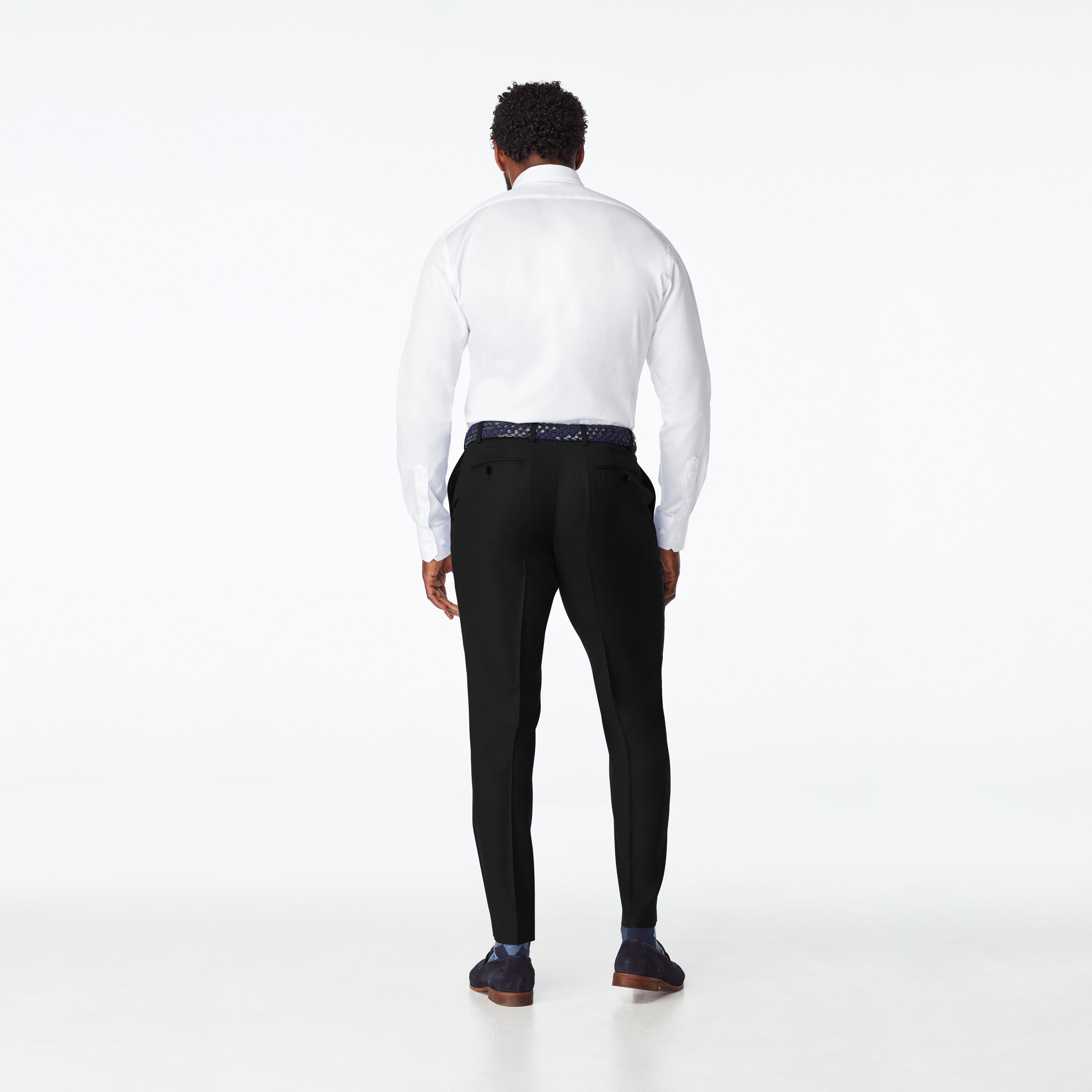 Product thumbnail 4 Black suit - hexham Solid Design from Fall / Winter Indochino Collection
