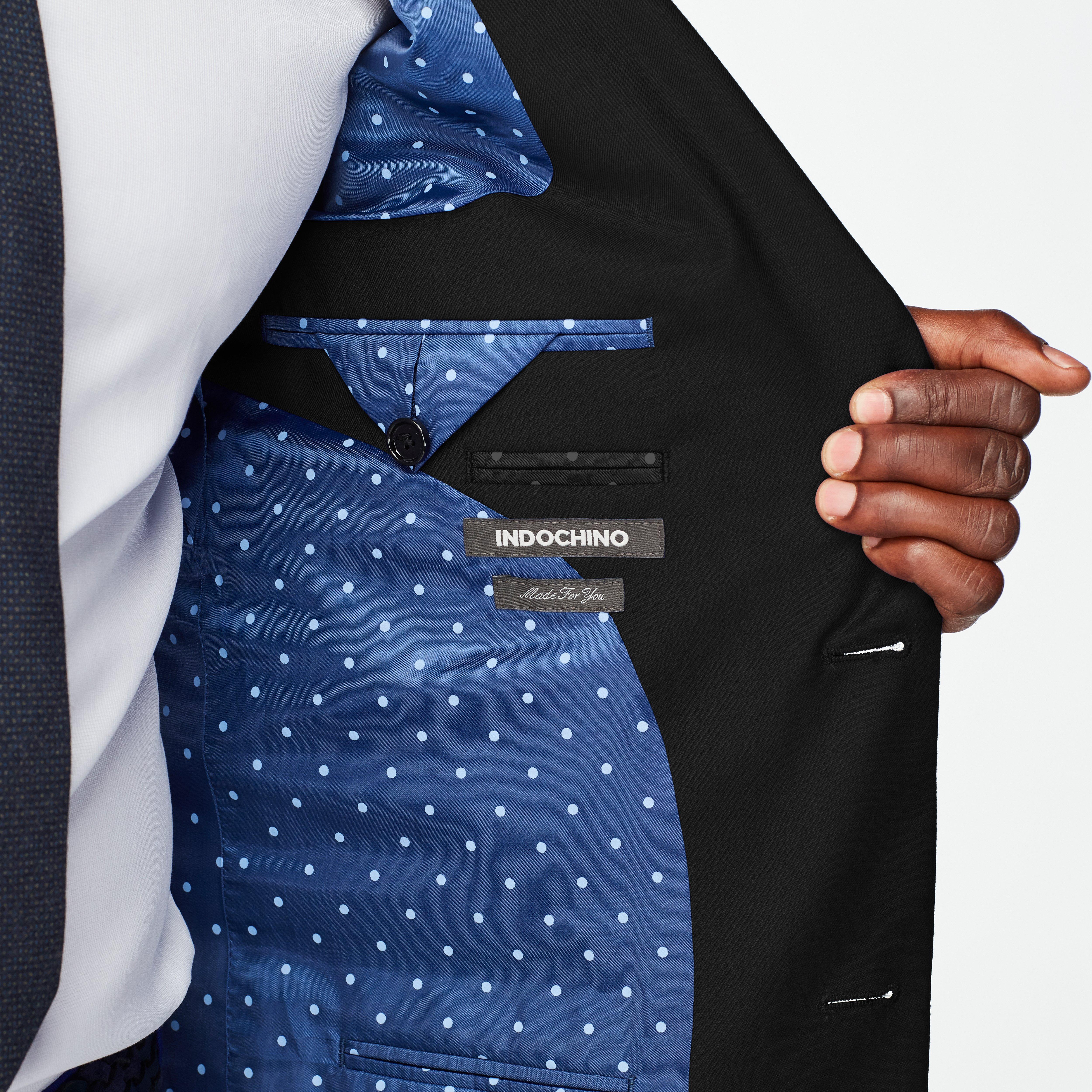 Product thumbnail 5 Black suit - hexham Solid Design from Fall / Winter Indochino Collection