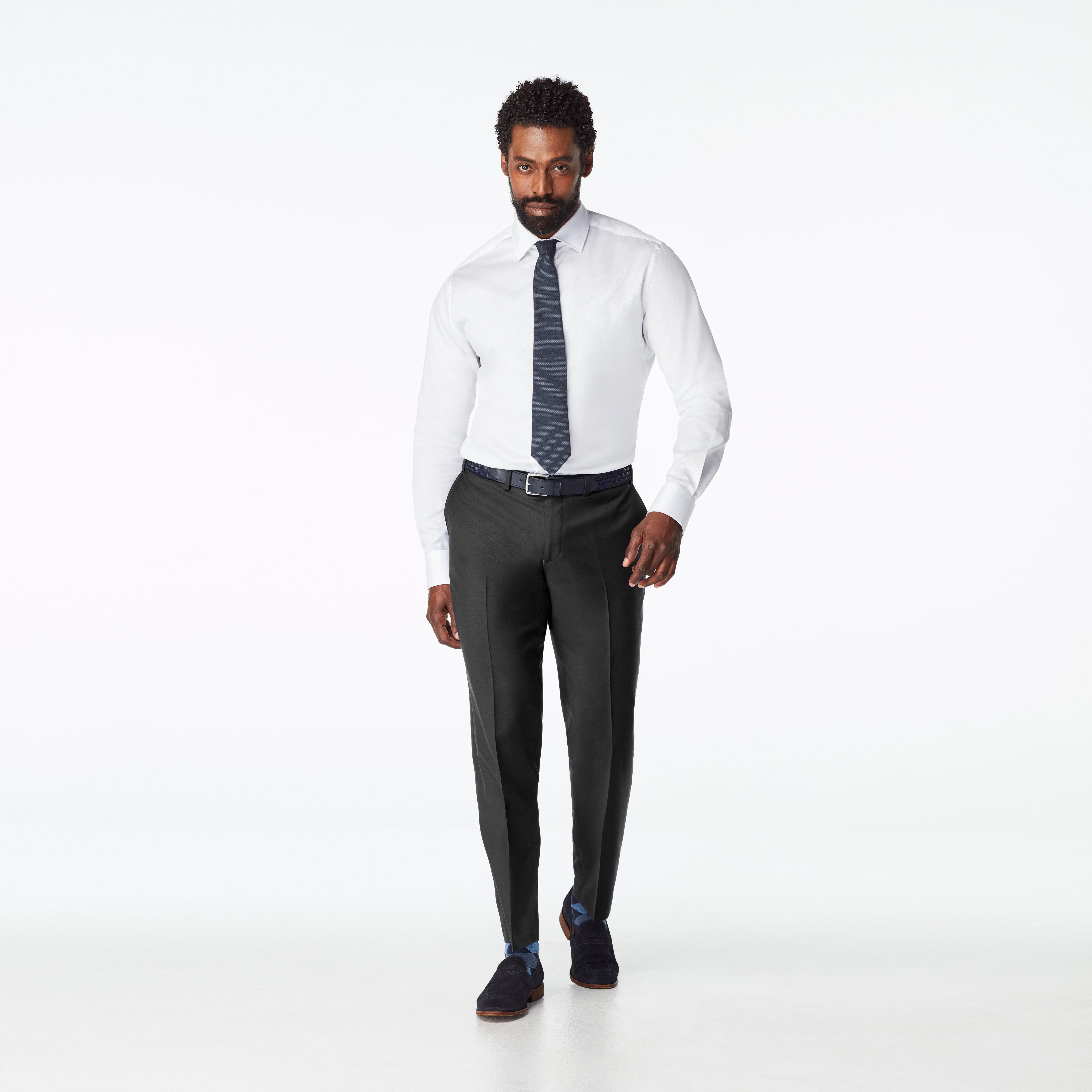 Men's Custom Pants - Hexham Black Pants | INDOCHINO